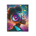 Vibrant Music Lover's Velveteen Plush Blanket