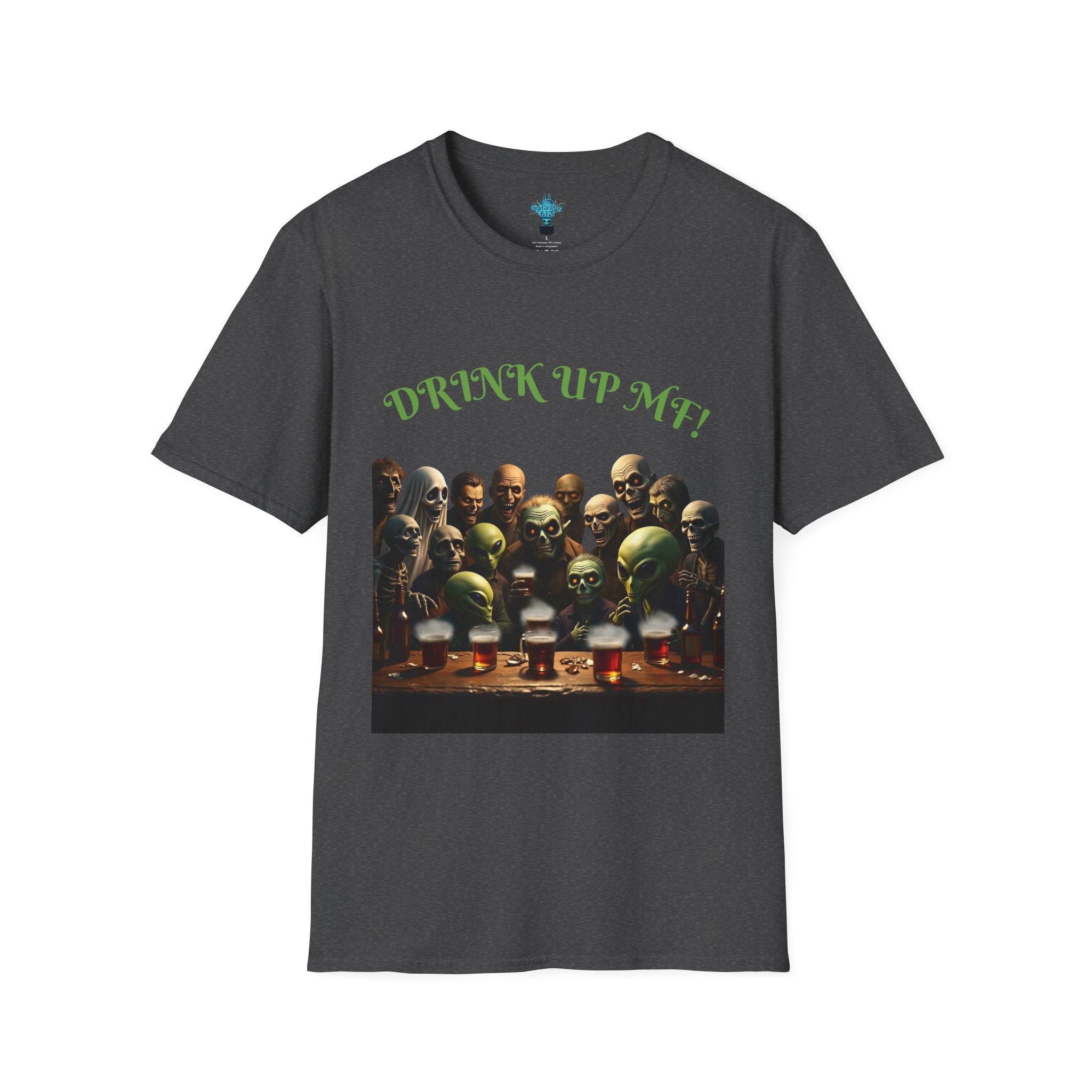 VYBZ Humorous Monster Unisex T-Shirt - Classic Quote Design