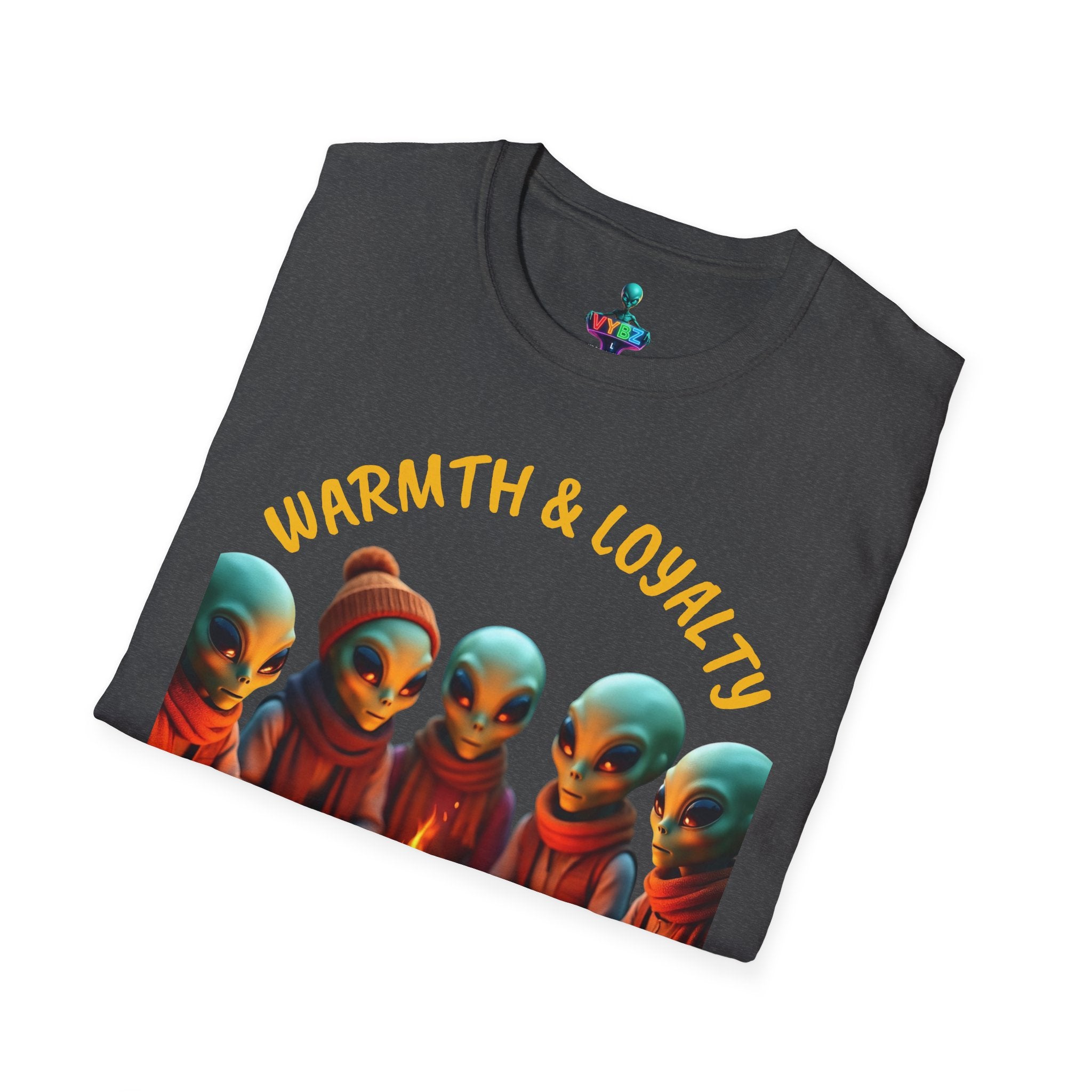 VYBZ Cozy Alien Campfire T-Shirt