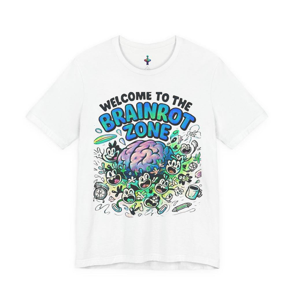 Brainrot Zone Unisex Jersey Short Sleeve Tee
