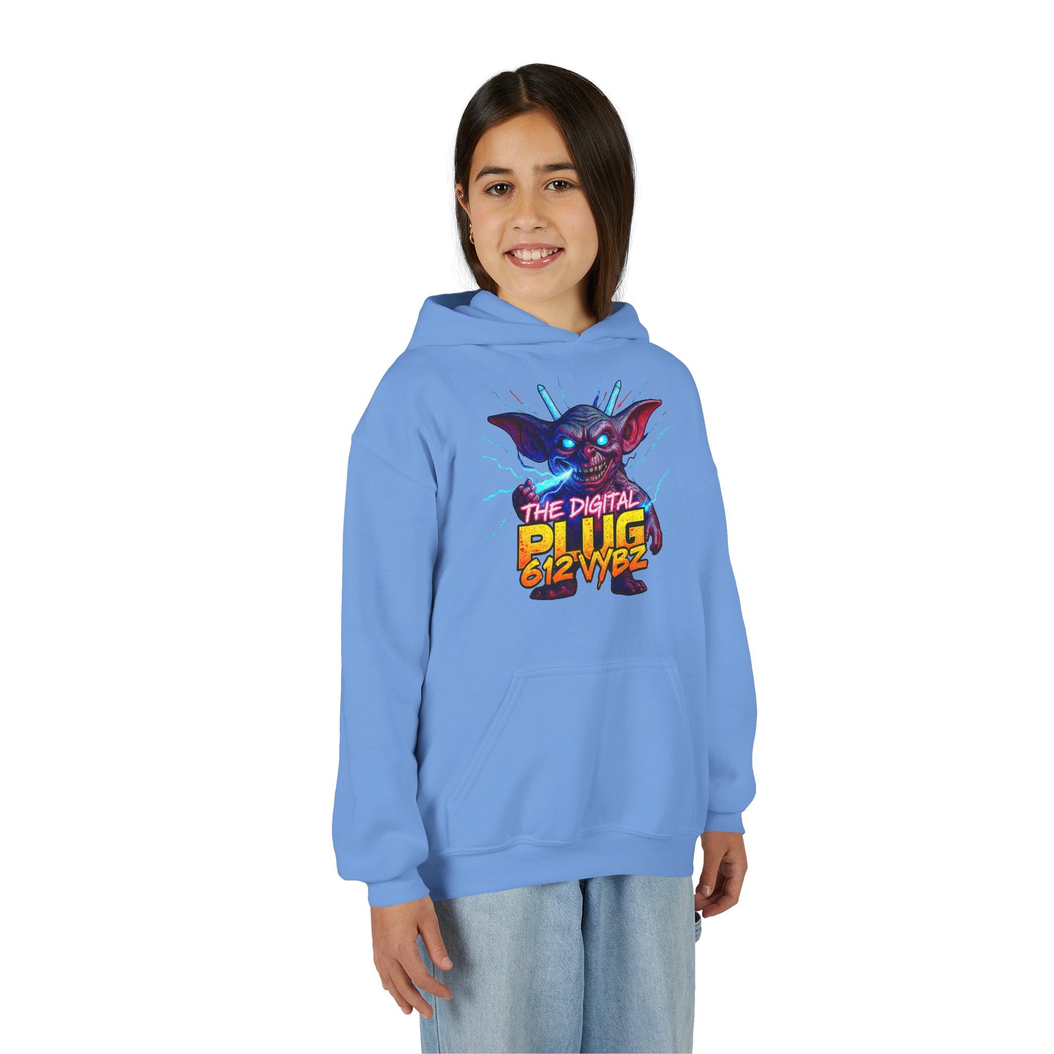 612 Misfits "Plugz" Character Youth Hoodie — Graphic Sweatshirt