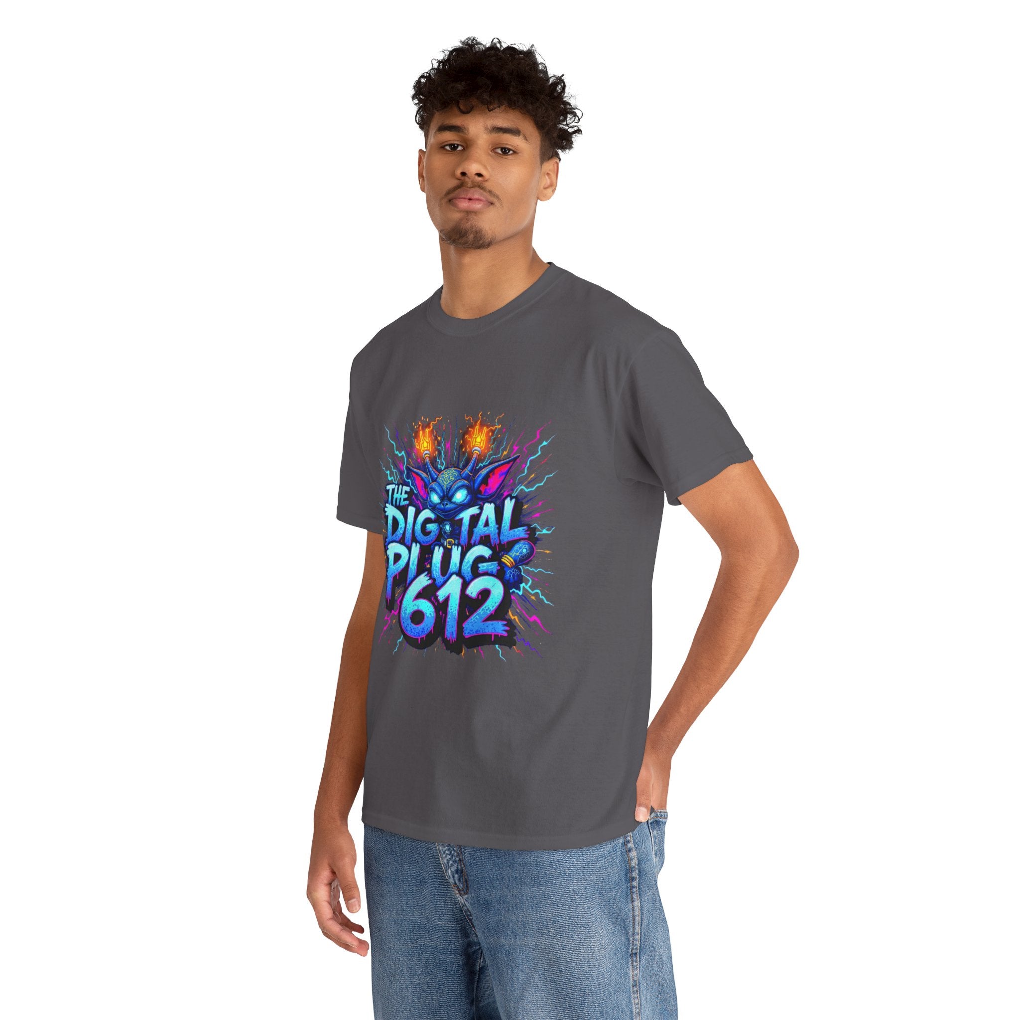 The Digital Plug 612 "Plugz" Tee — Streetwear Graphic T-Shirt