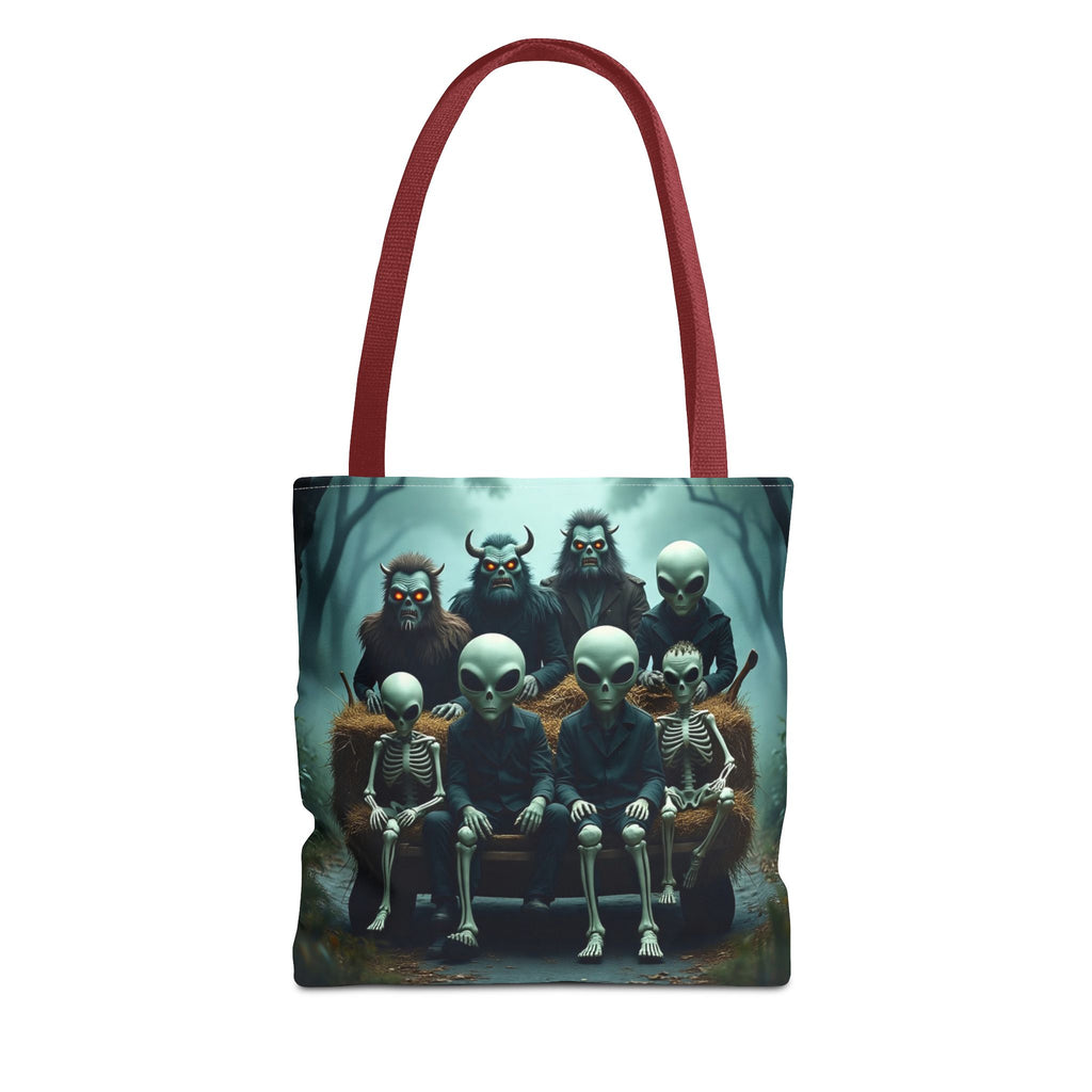 VYBZ Alien Tote Bag - Halloween Trick or Treating Spacious Design