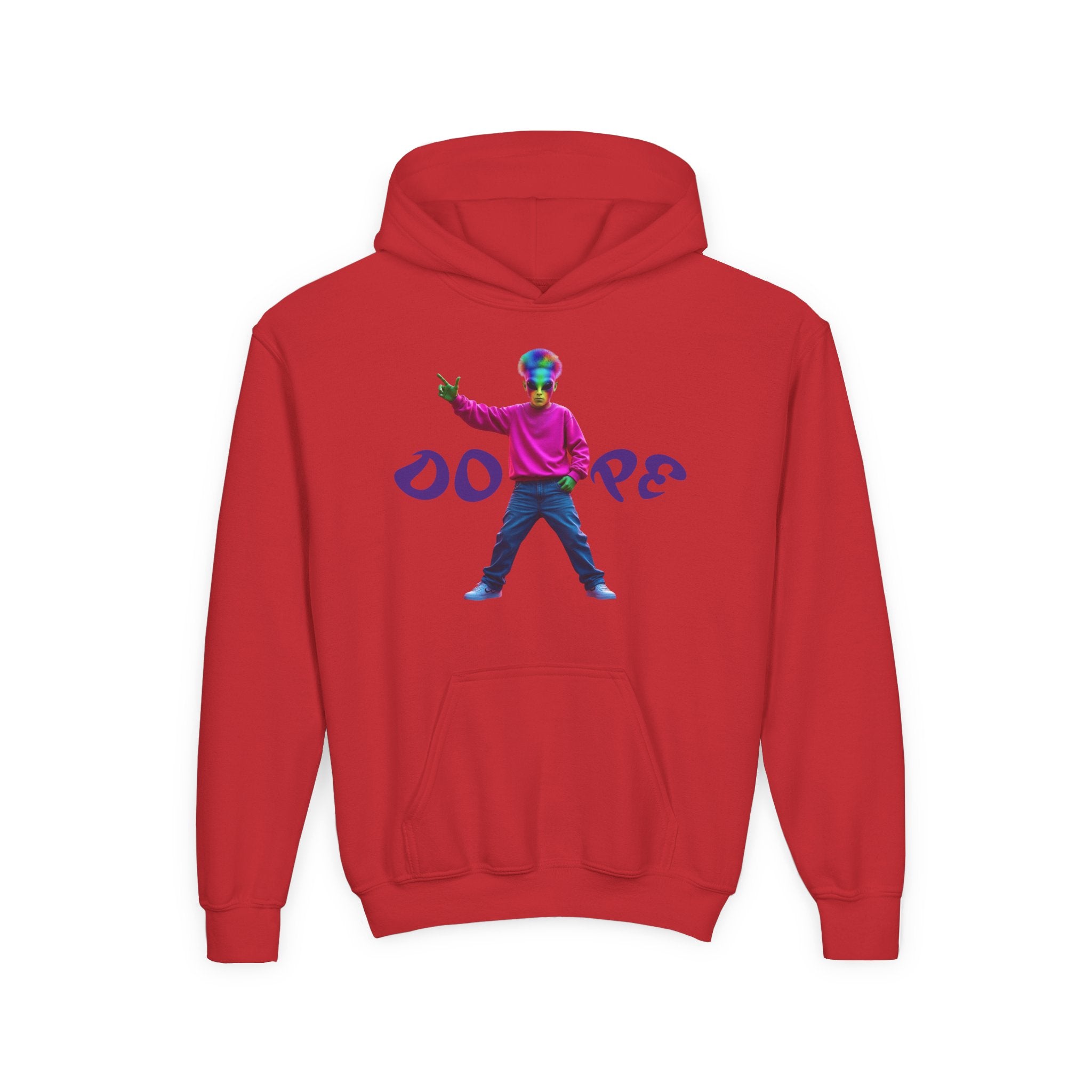 VYBZ Alien Youth Hoodie - Exclusive Colorful Hip Hop Slang Design