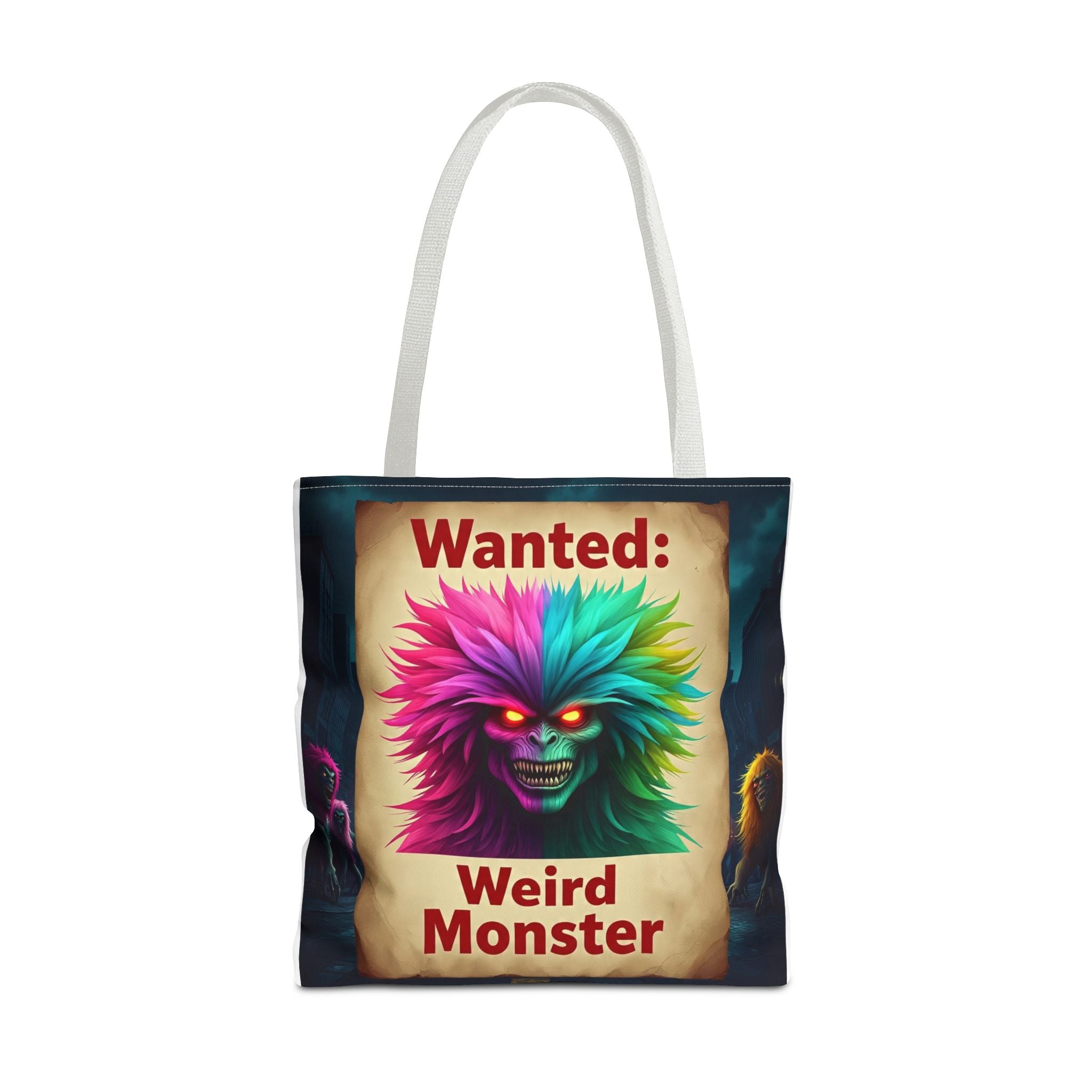VYBZ Wanted Monster Print Tote Bag
