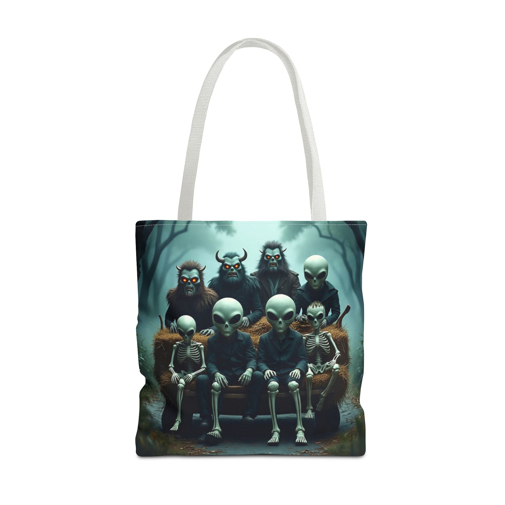 VYBZ Alien Tote Bag - Halloween Trick or Treating Spacious Design