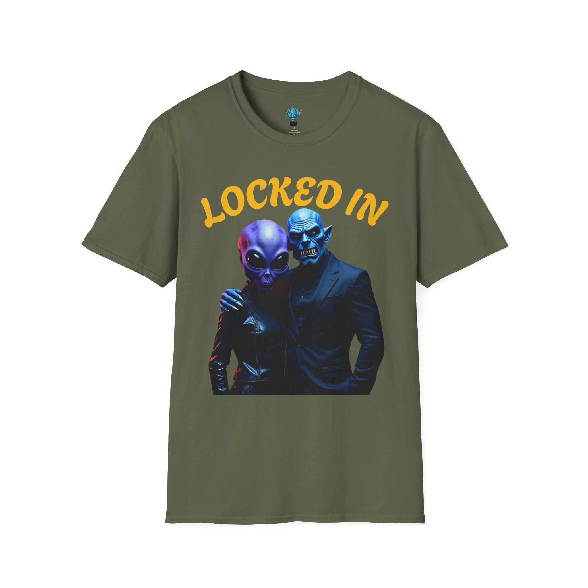 VYBZ "Locked In" Alien Couple T-Shirt