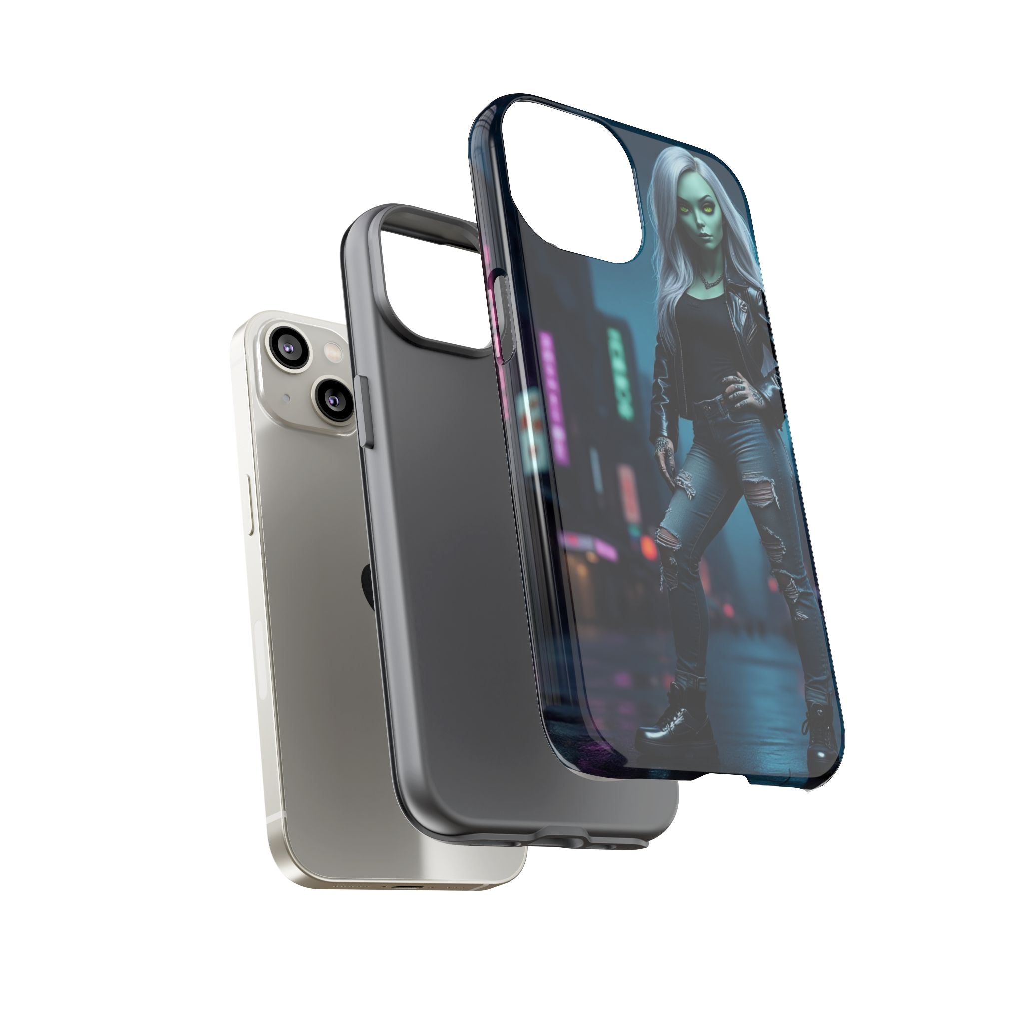 Alien Chic Tough Phone Case