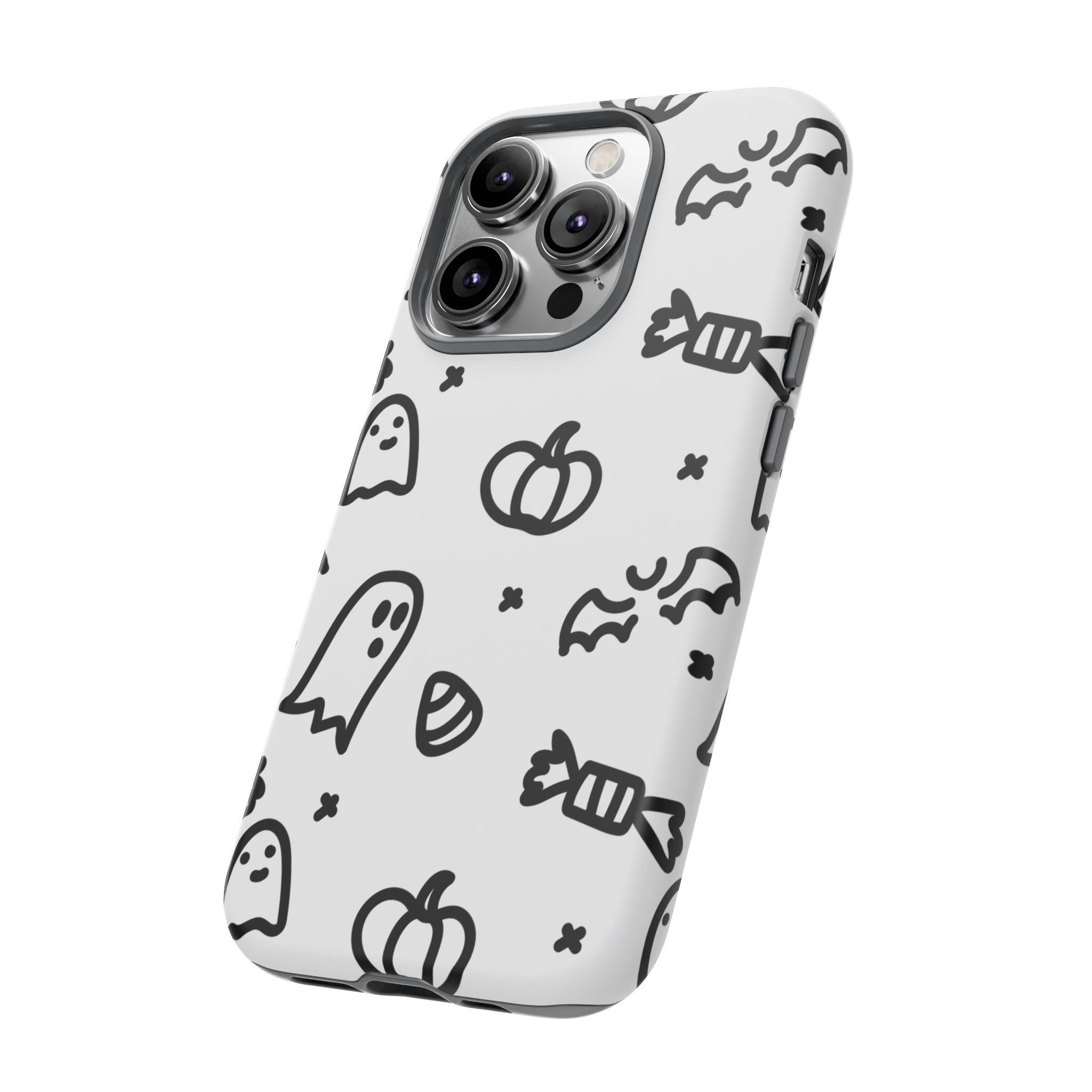 Halloween Themed Phone Case, Spooky Ghosts and Pumpkins, Fall Decor, Costume Party, Trick or Treat