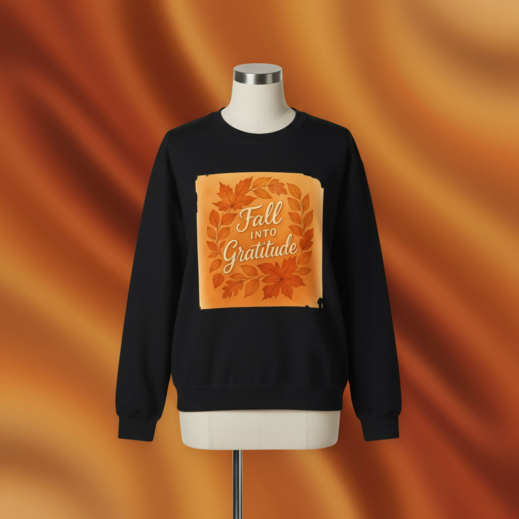 Fall into Gratitude Unisex Heavy Blend™ Crewneck Sweatshirt