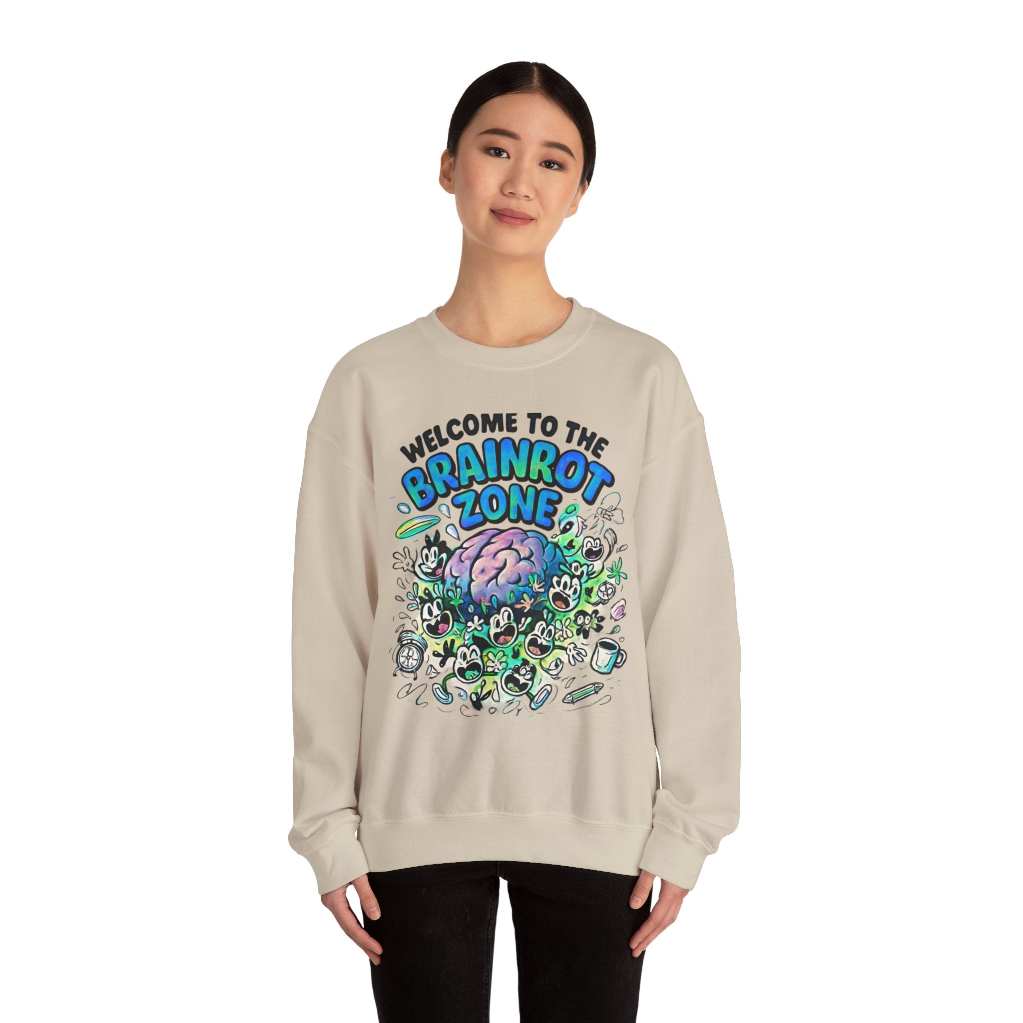 Brainrot Zone Unisex Heavy Blend™ Crewneck Sweatshirt