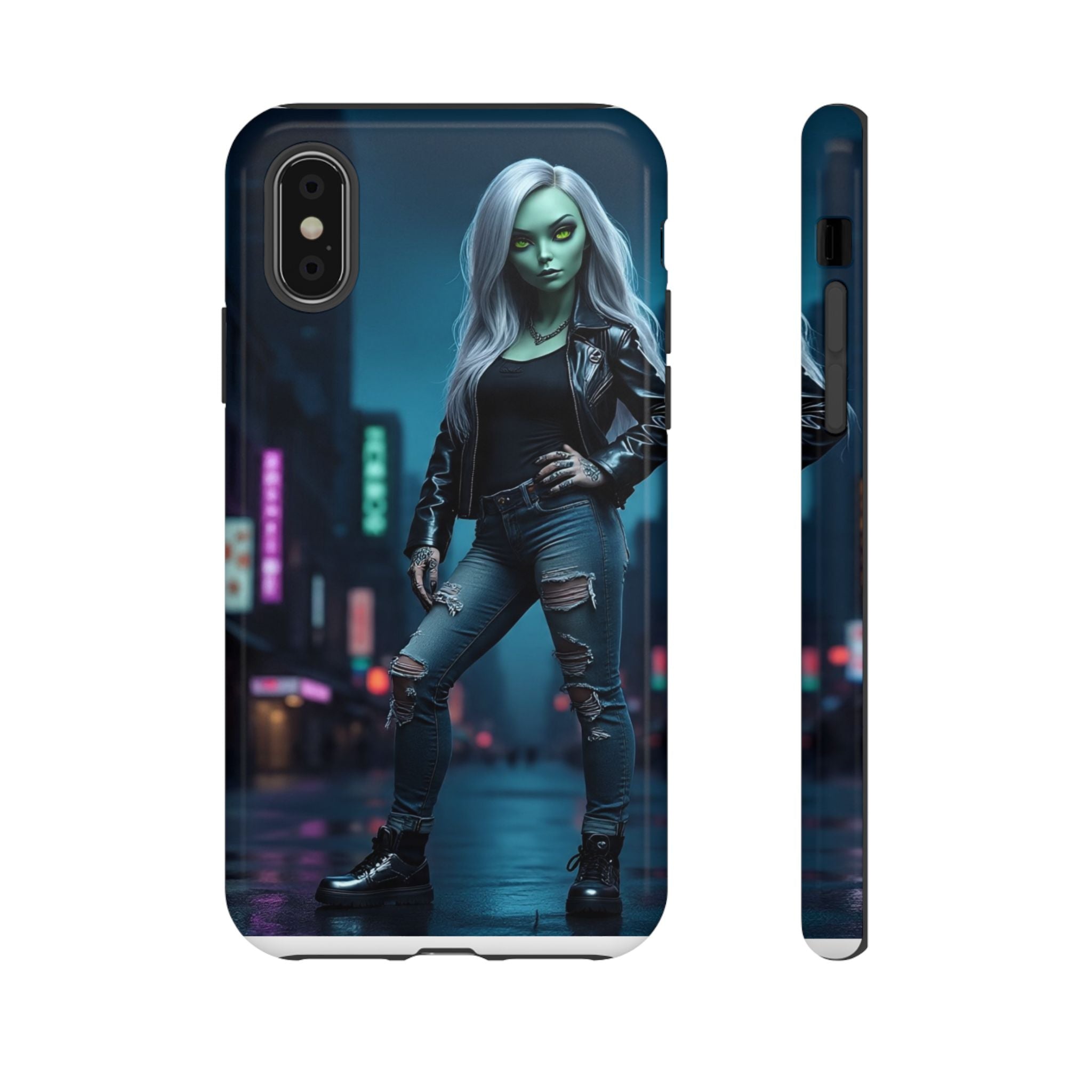 Alien Chic Tough Phone Case