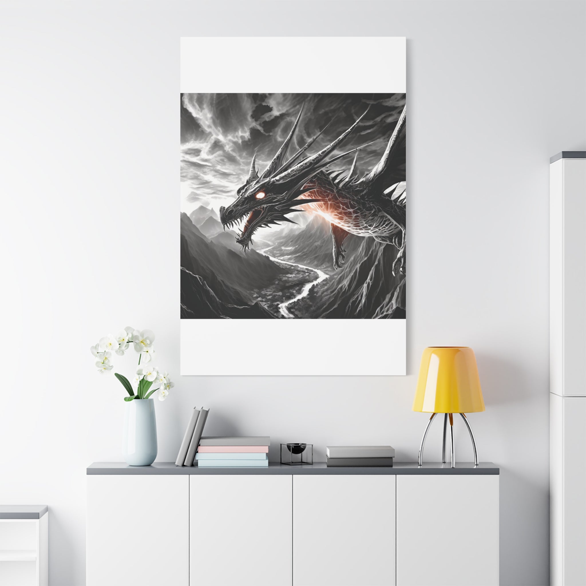 Dragon Art Canvas Print