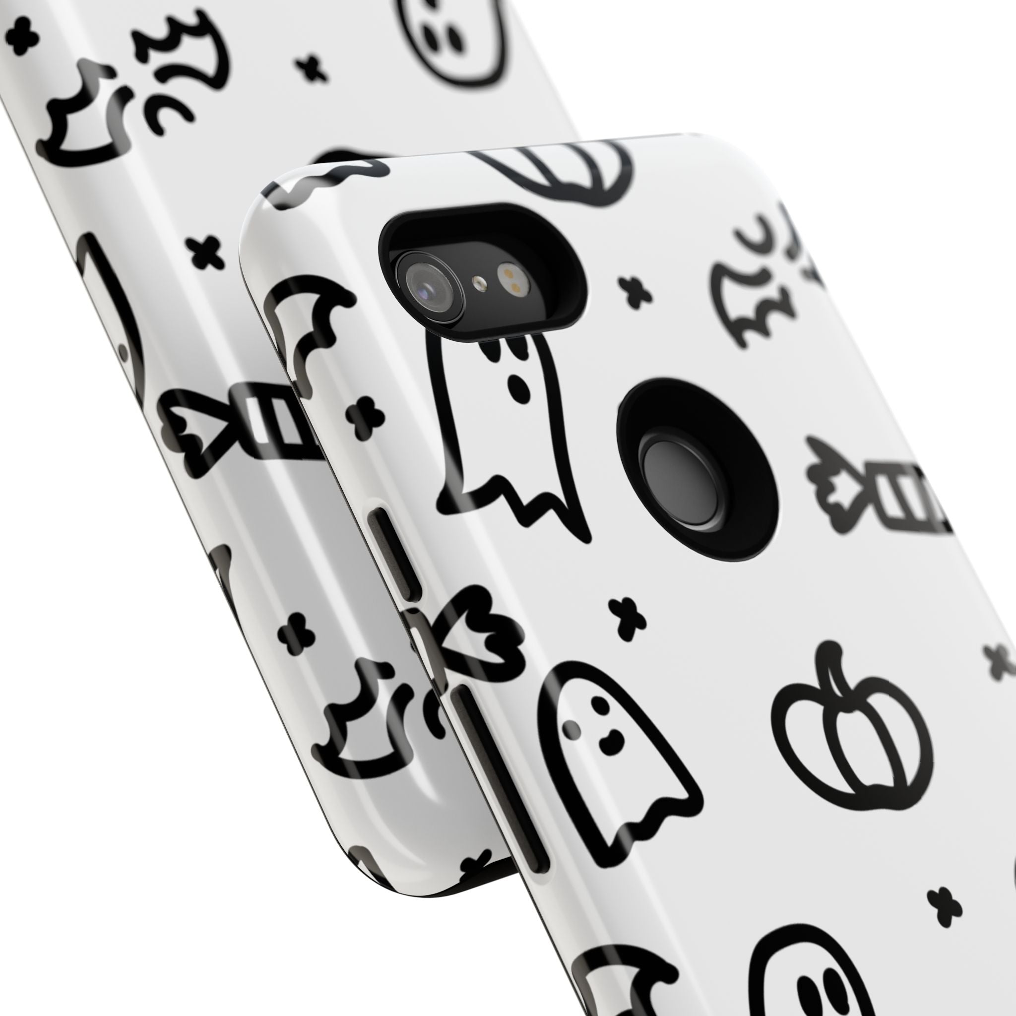 Halloween Themed Phone Case, Spooky Ghosts and Pumpkins, Fall Decor, Costume Party, Trick or Treat