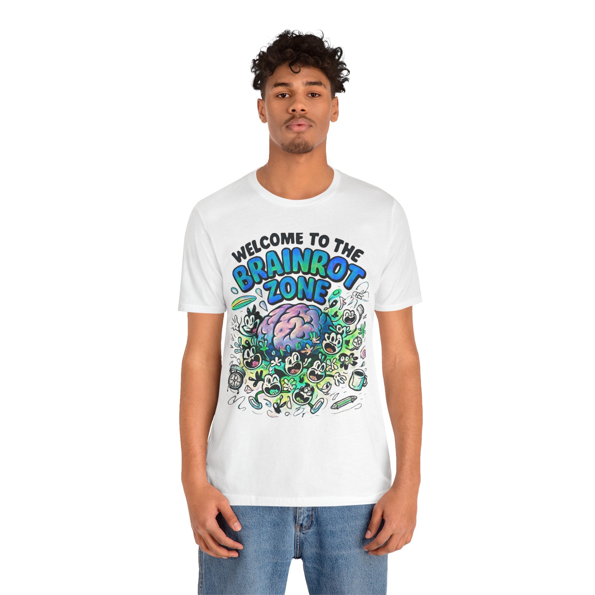 Brainrot Zone Unisex Jersey Short Sleeve Tee