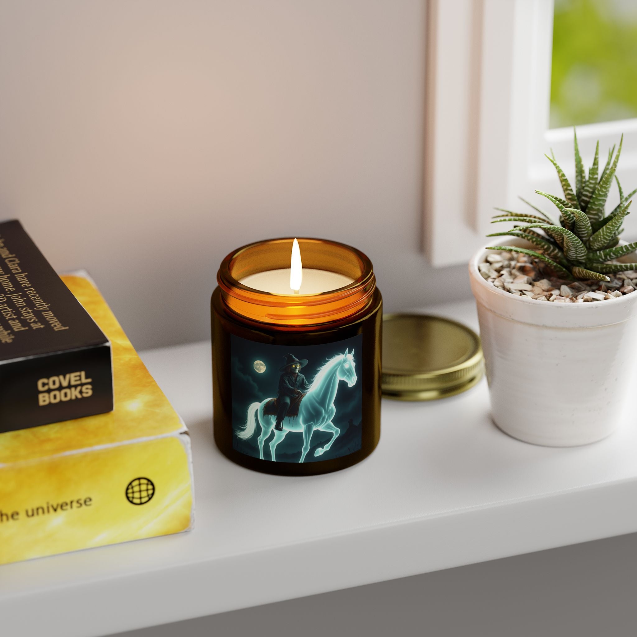 Enchanting Scented Candles, Ethereal Horse Design, Aromatherapy, Home Decor, Gift Idea, Relaxing Ambiance, Halloween