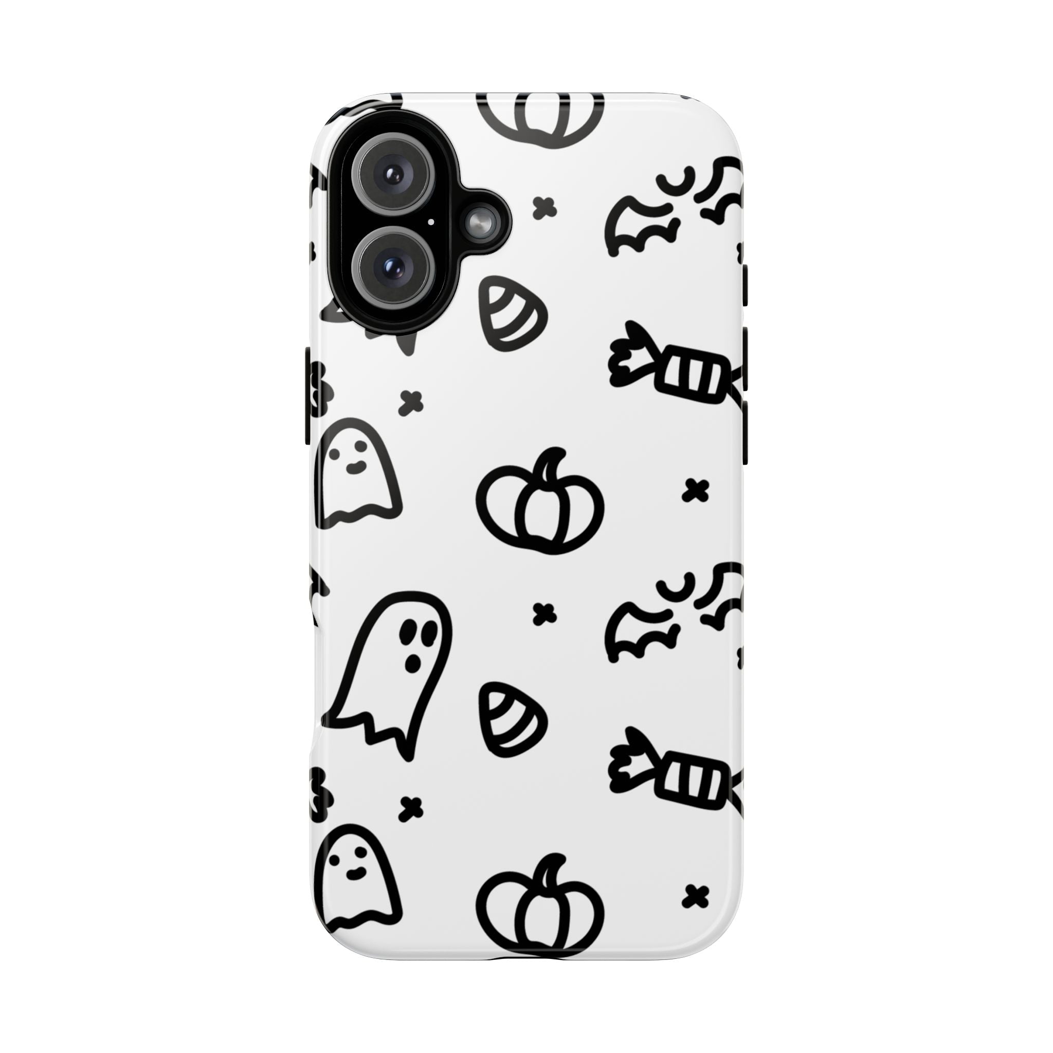 Halloween Themed Phone Case, Spooky Ghosts and Pumpkins, Fall Decor, Costume Party, Trick or Treat