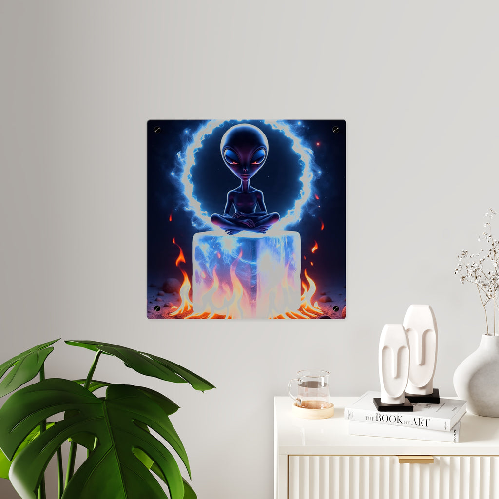 Cosmic Alien Acrylic Wall Art