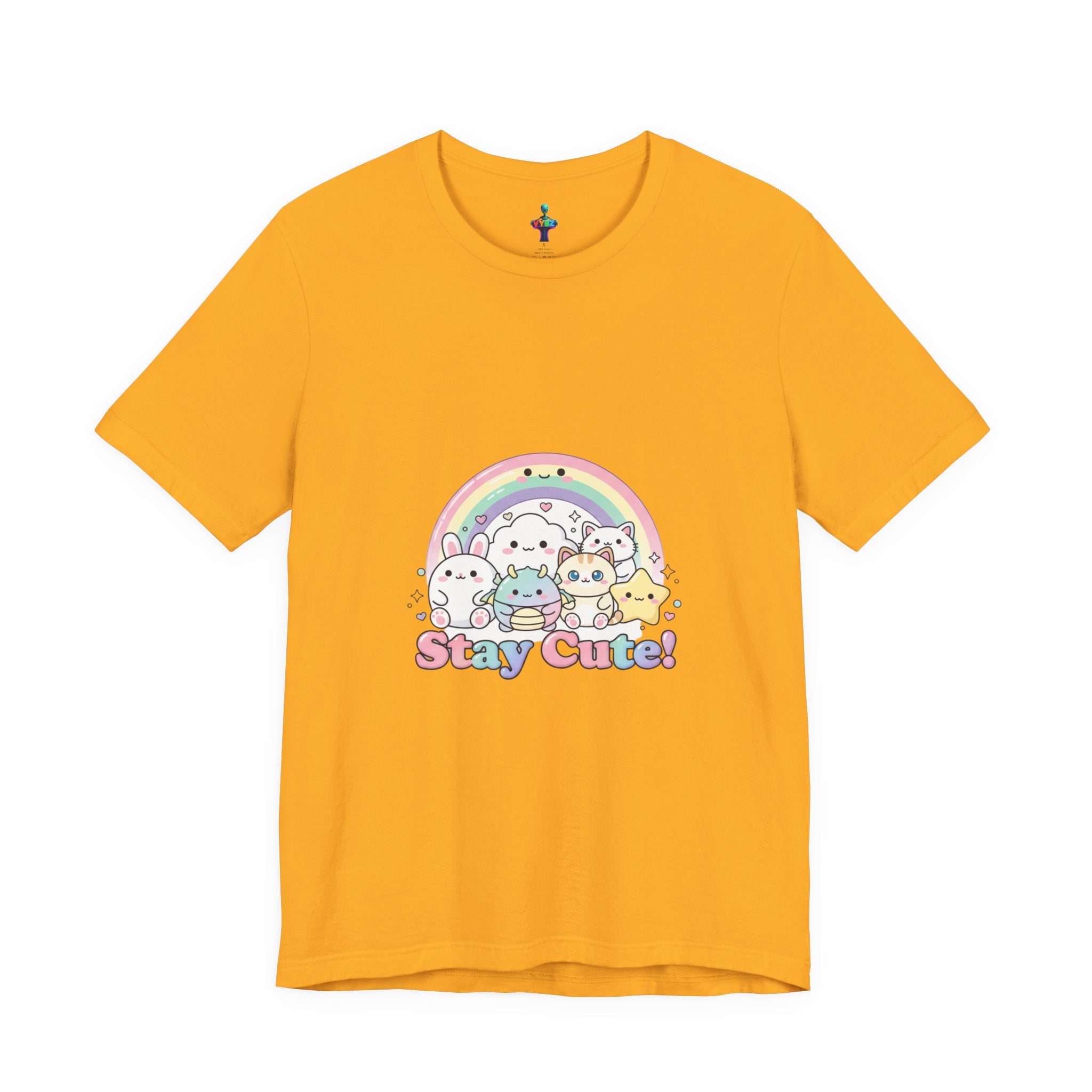 Pastel Kawaii Rainbow 'Stay Cute' Tee | candy kawaii, pastel rainbow