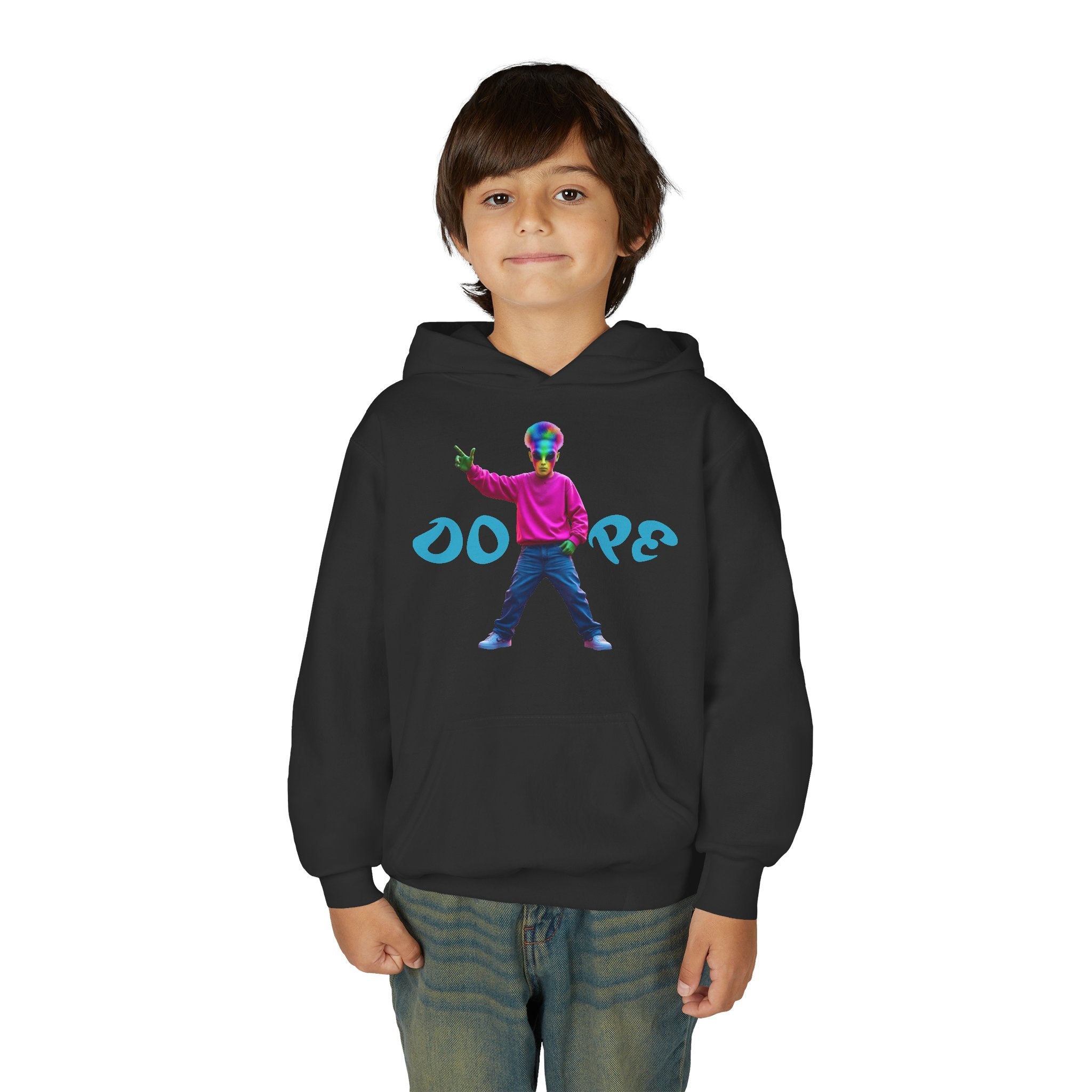 VYBZ Alien Youth Hoodie - Exclusive Colorful Hip Hop Slang Design