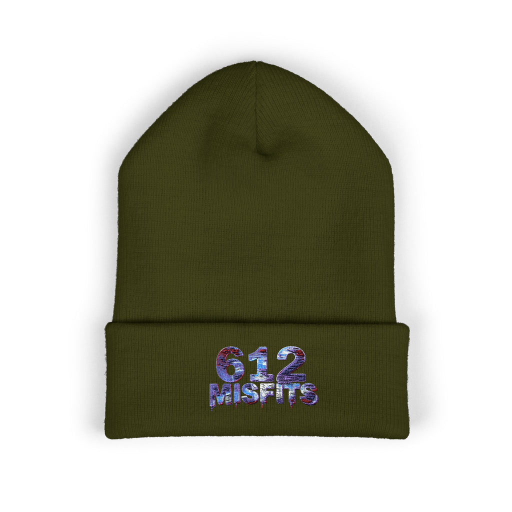 612 Misfit Embroidered Cuffed Beanie