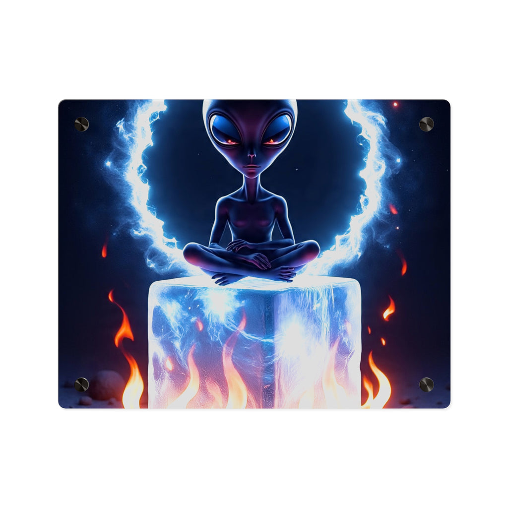 Cosmic Alien Acrylic Wall Art
