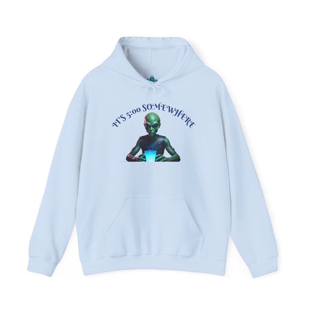 VYBZ Aliens and Monsters Unisex Hooded Sweatshirt - Funny Quote Design