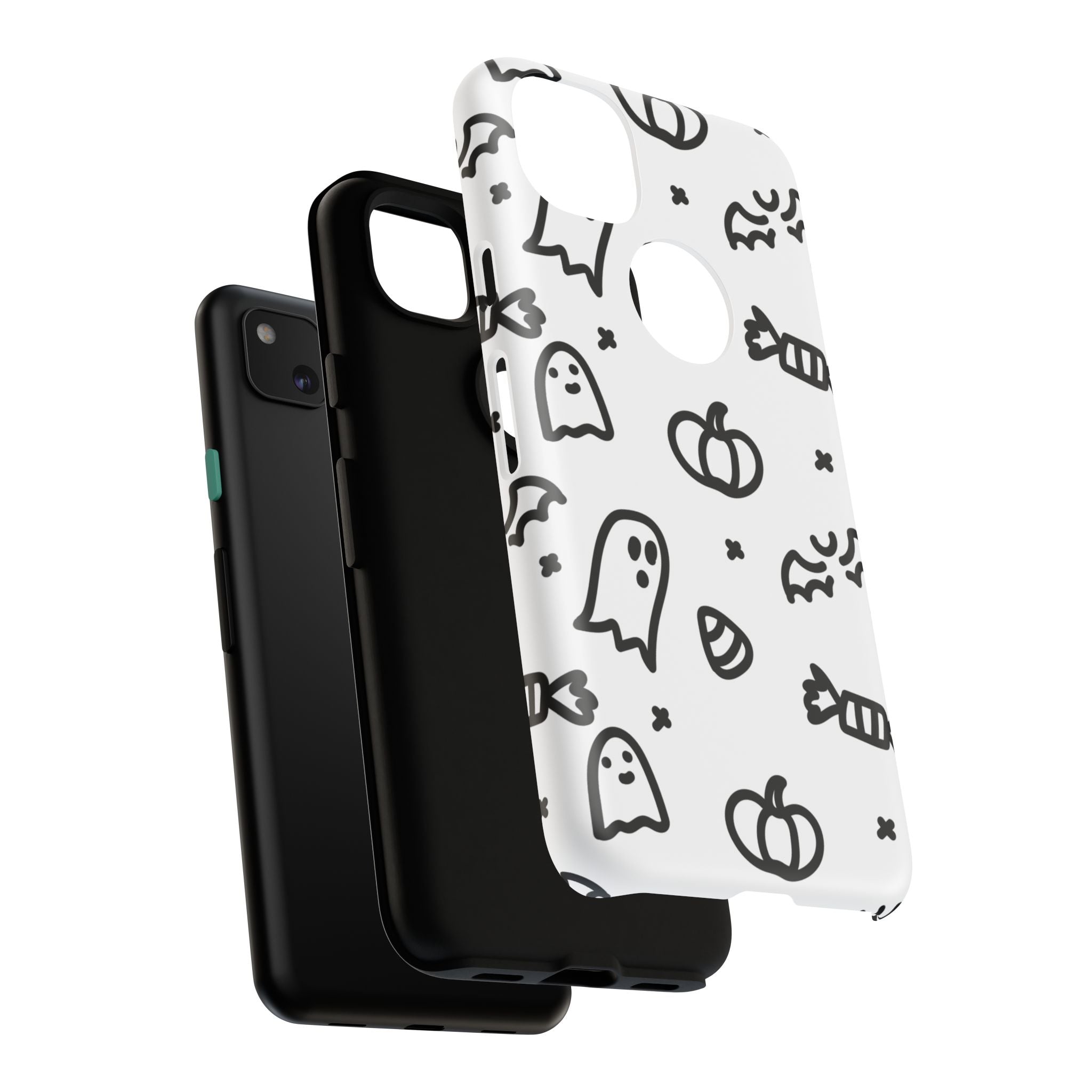 Halloween Themed Phone Case, Spooky Ghosts and Pumpkins, Fall Decor, Costume Party, Trick or Treat