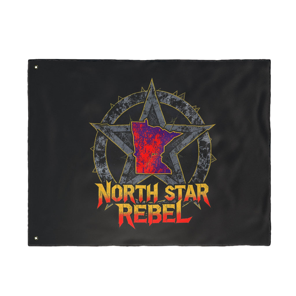 Double-Sided Flag — "North Star Rebel" / "We Hold The Line" Outdoor Garden Banner
