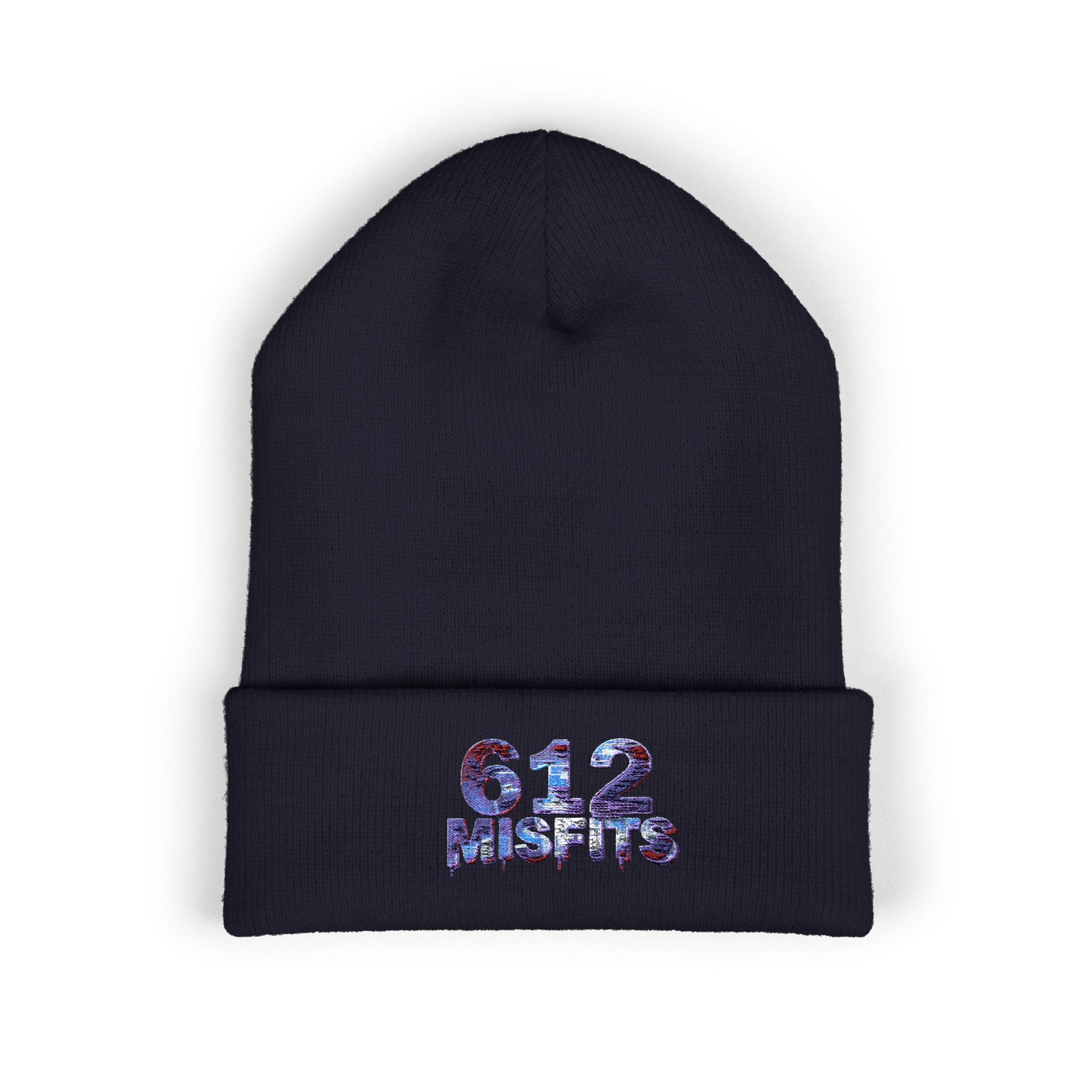 612 Misfit Embroidered Cuffed Beanie
