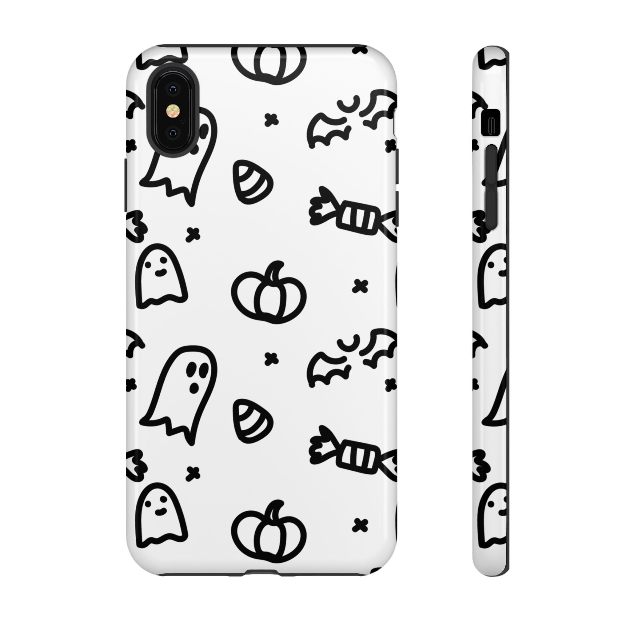 Halloween Themed Phone Case, Spooky Ghosts and Pumpkins, Fall Decor, Costume Party, Trick or Treat