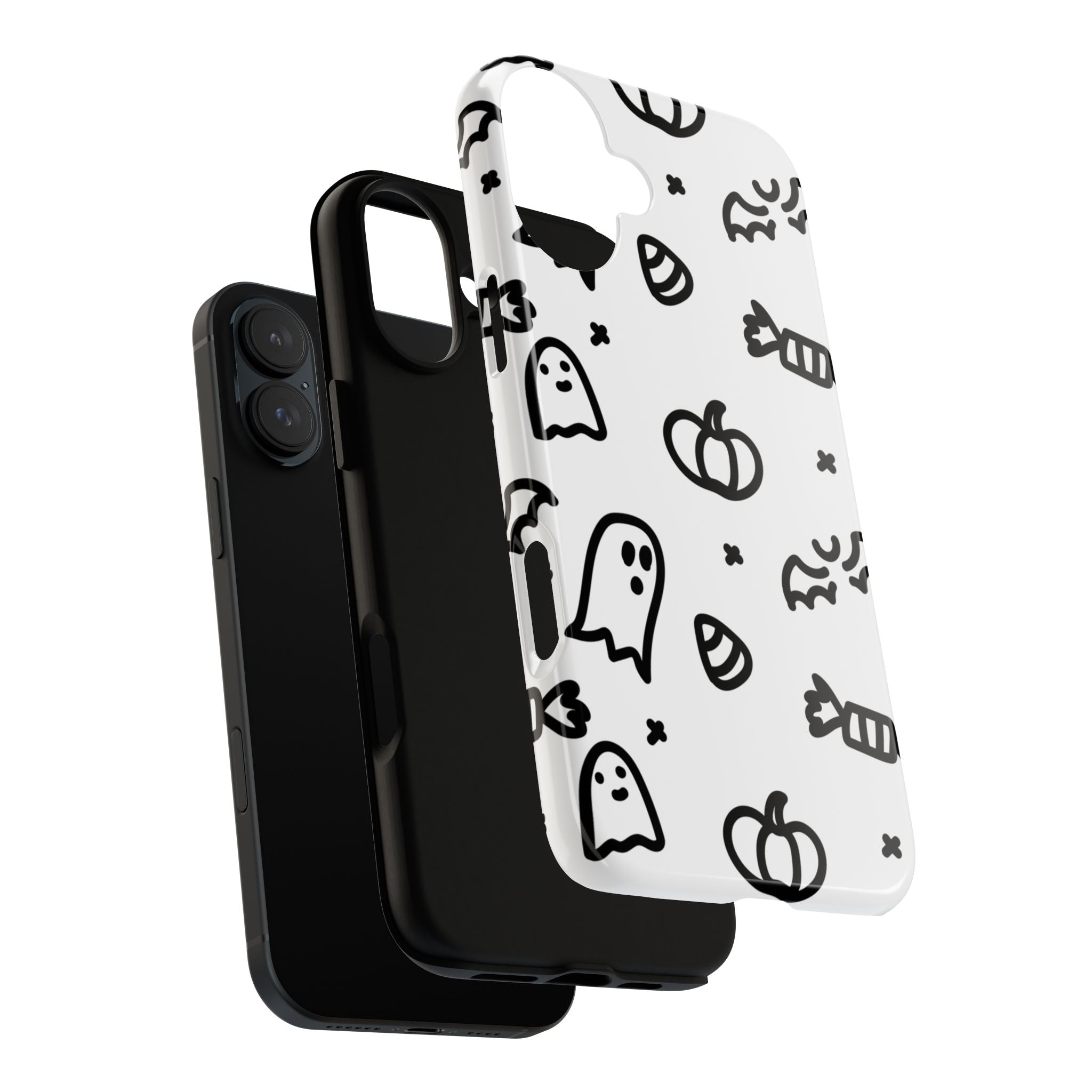 Halloween Themed Phone Case, Spooky Ghosts and Pumpkins, Fall Decor, Costume Party, Trick or Treat