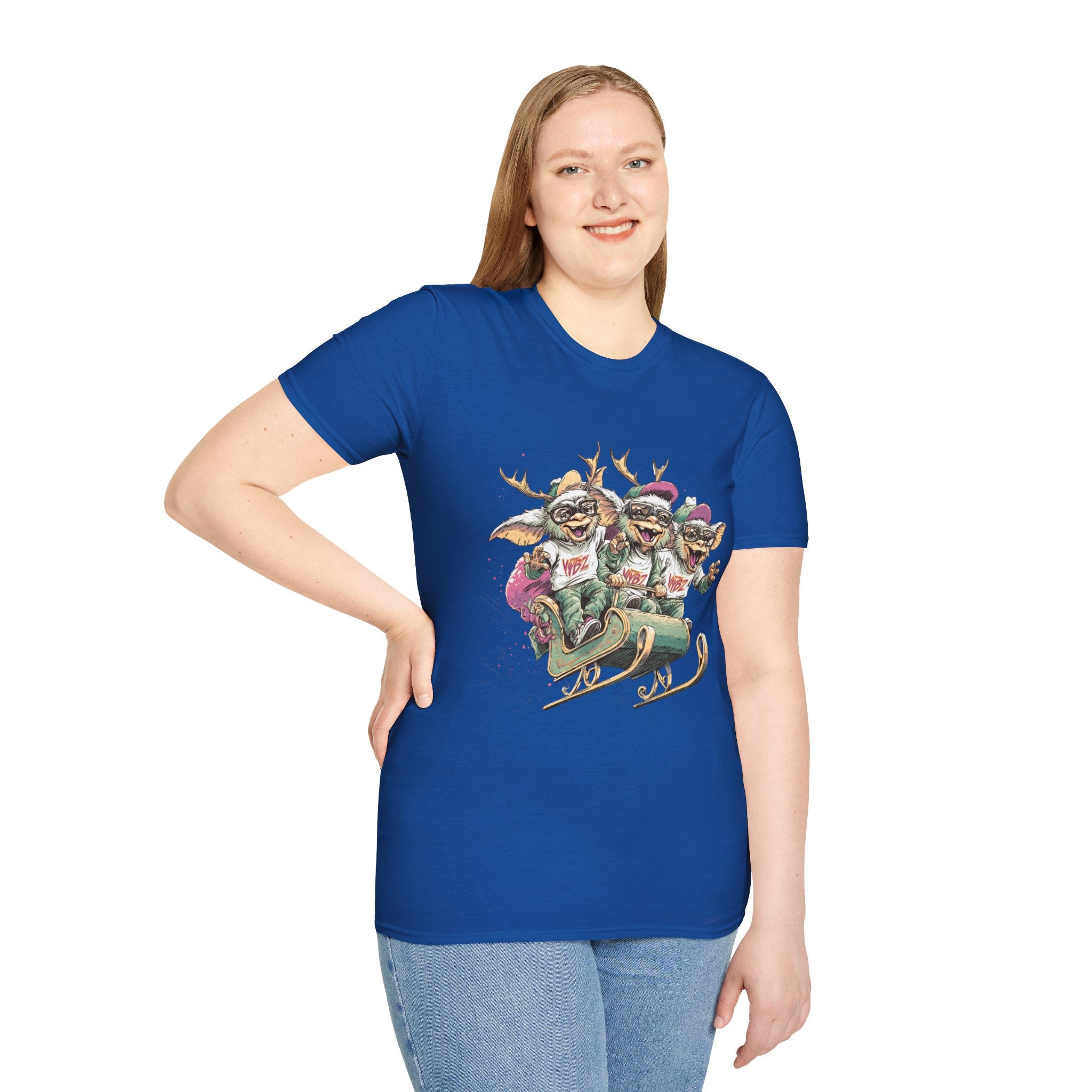 Christmas Gremlin Trio Sleigh T-Shirt