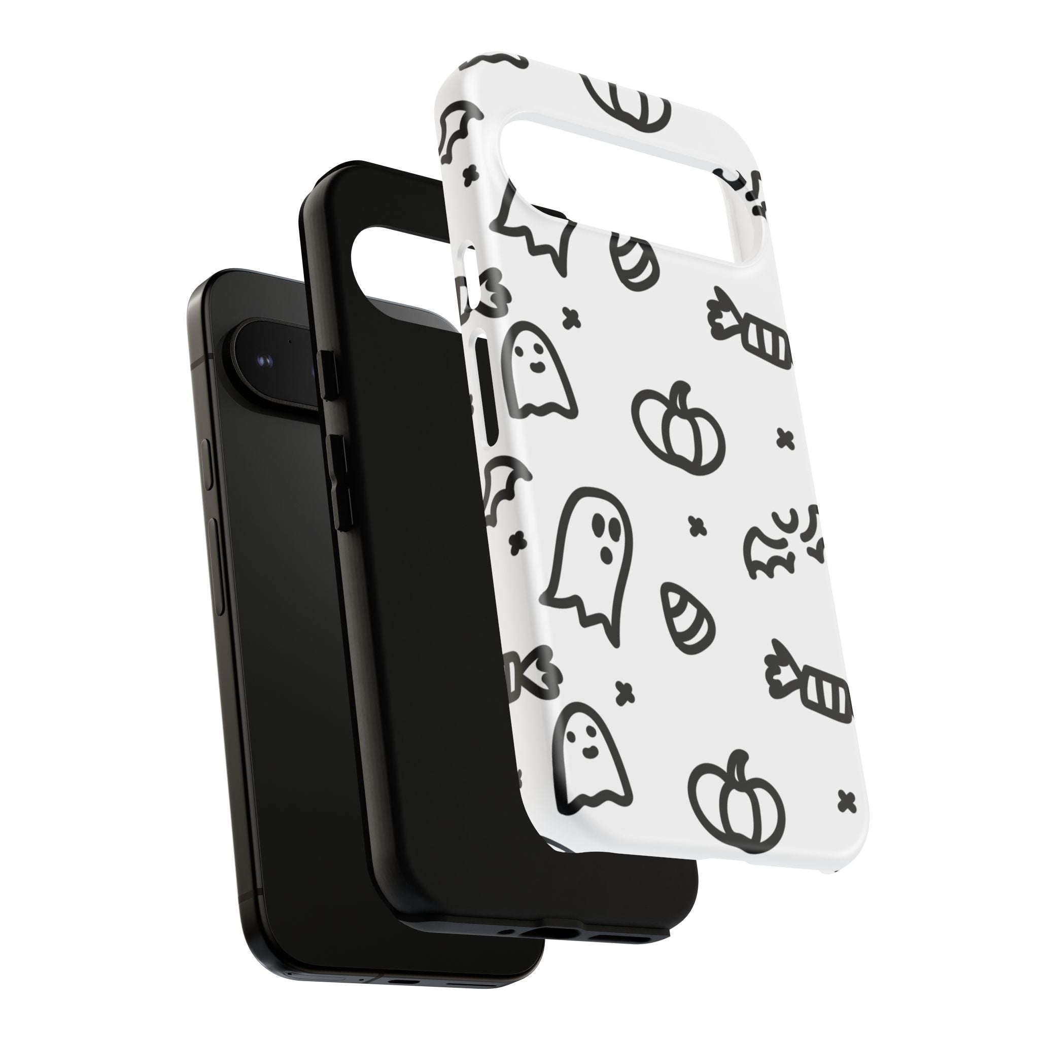 Halloween Themed Phone Case, Spooky Ghosts and Pumpkins, Fall Decor, Costume Party, Trick or Treat