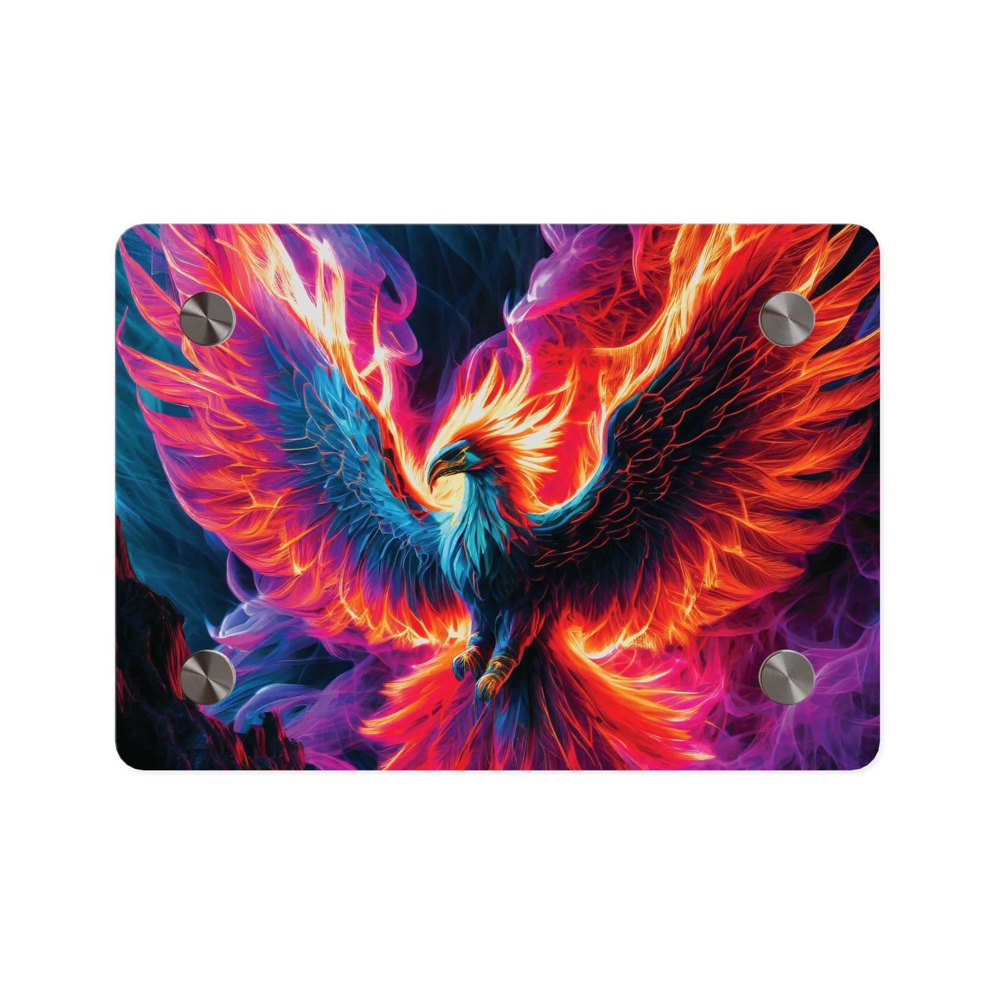 Vibrant Phoenix Acrylic Wall Art