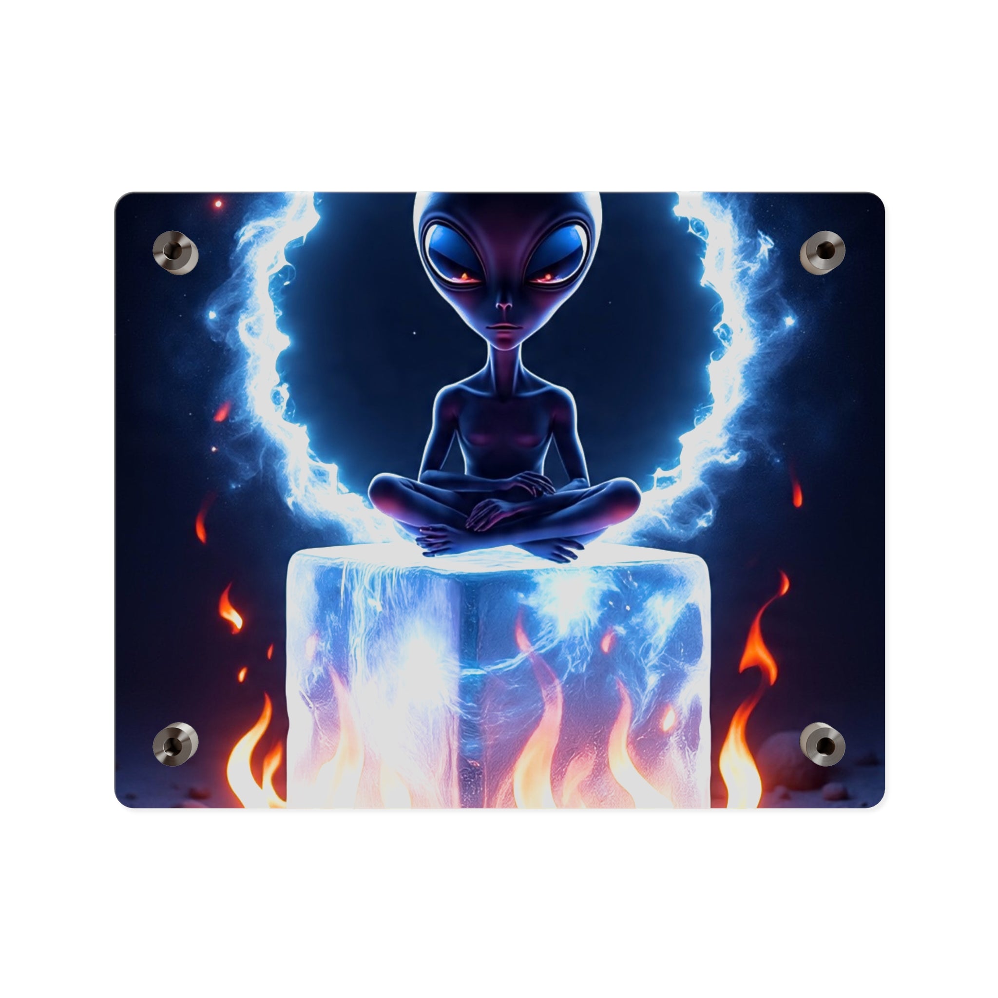 Cosmic Alien Acrylic Wall Art