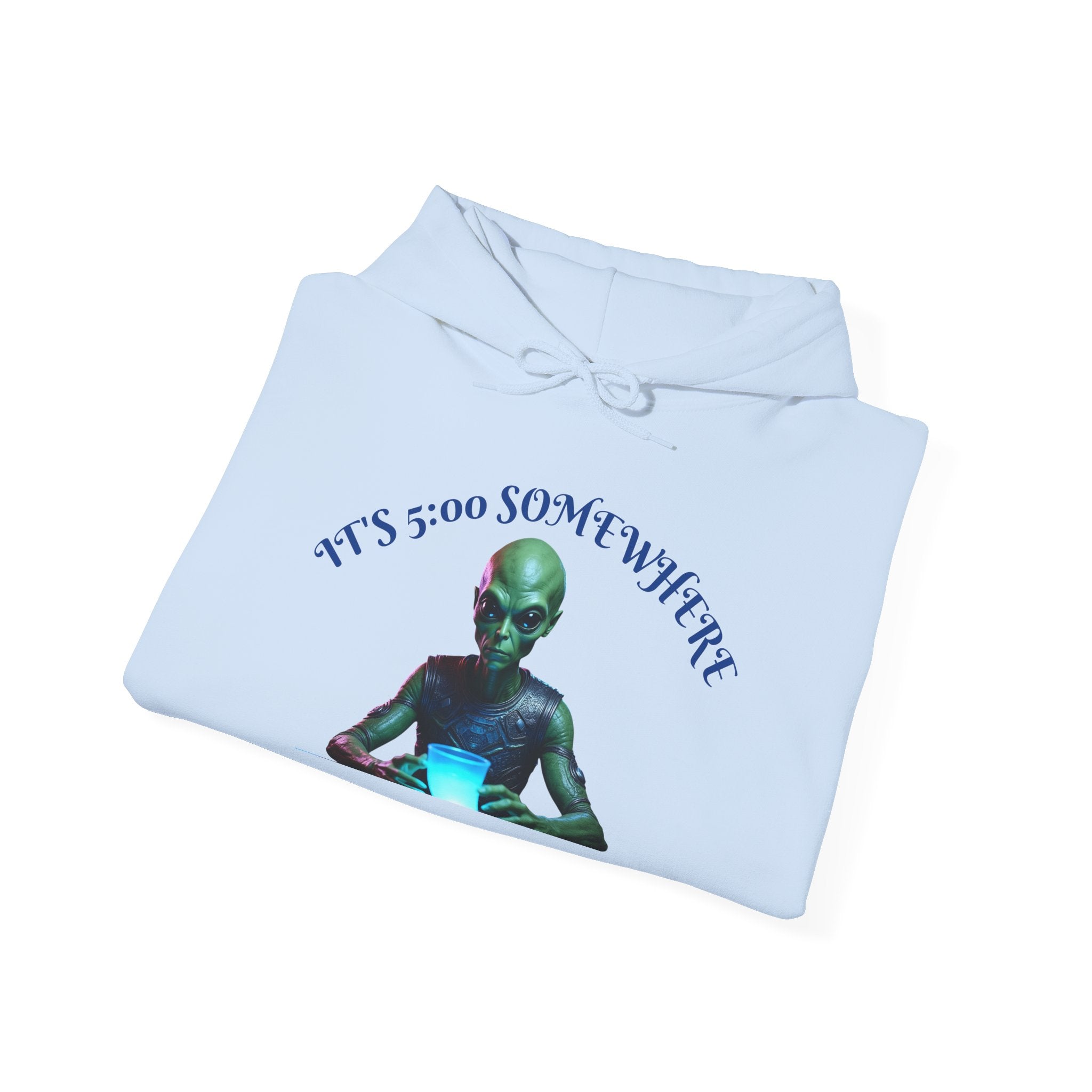 VYBZ Aliens and Monsters Unisex Hooded Sweatshirt - Funny Quote Design