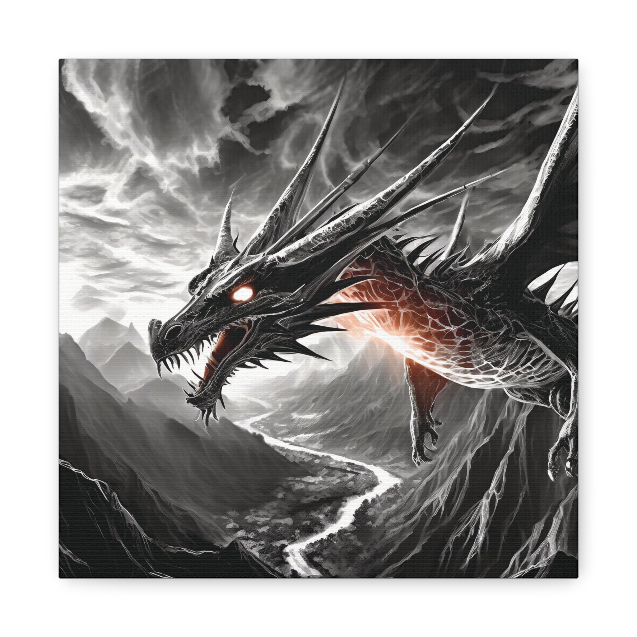 Dragon Art Canvas Print