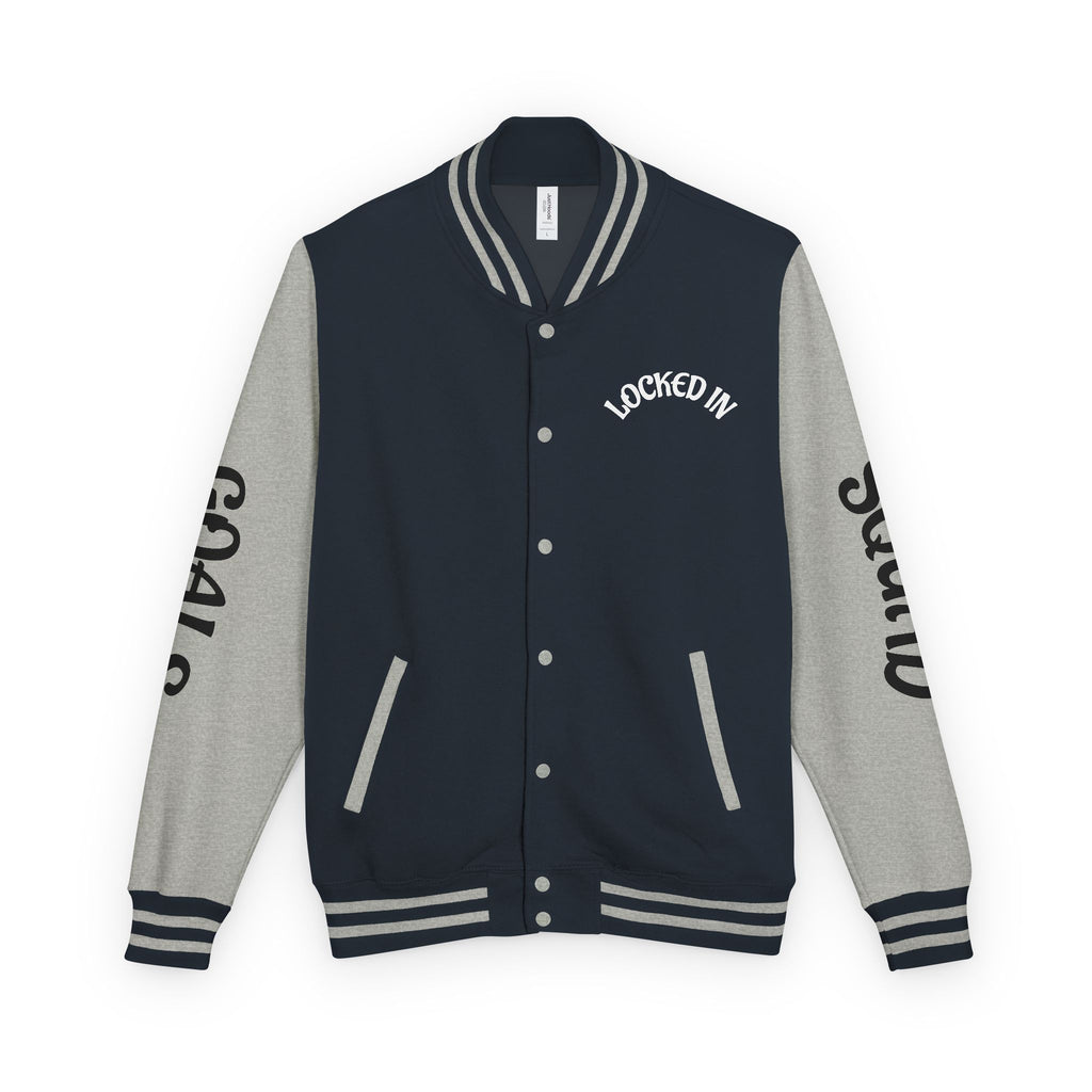 VYBZ "Locked In Goals" Heavyweight Letterman Jacket