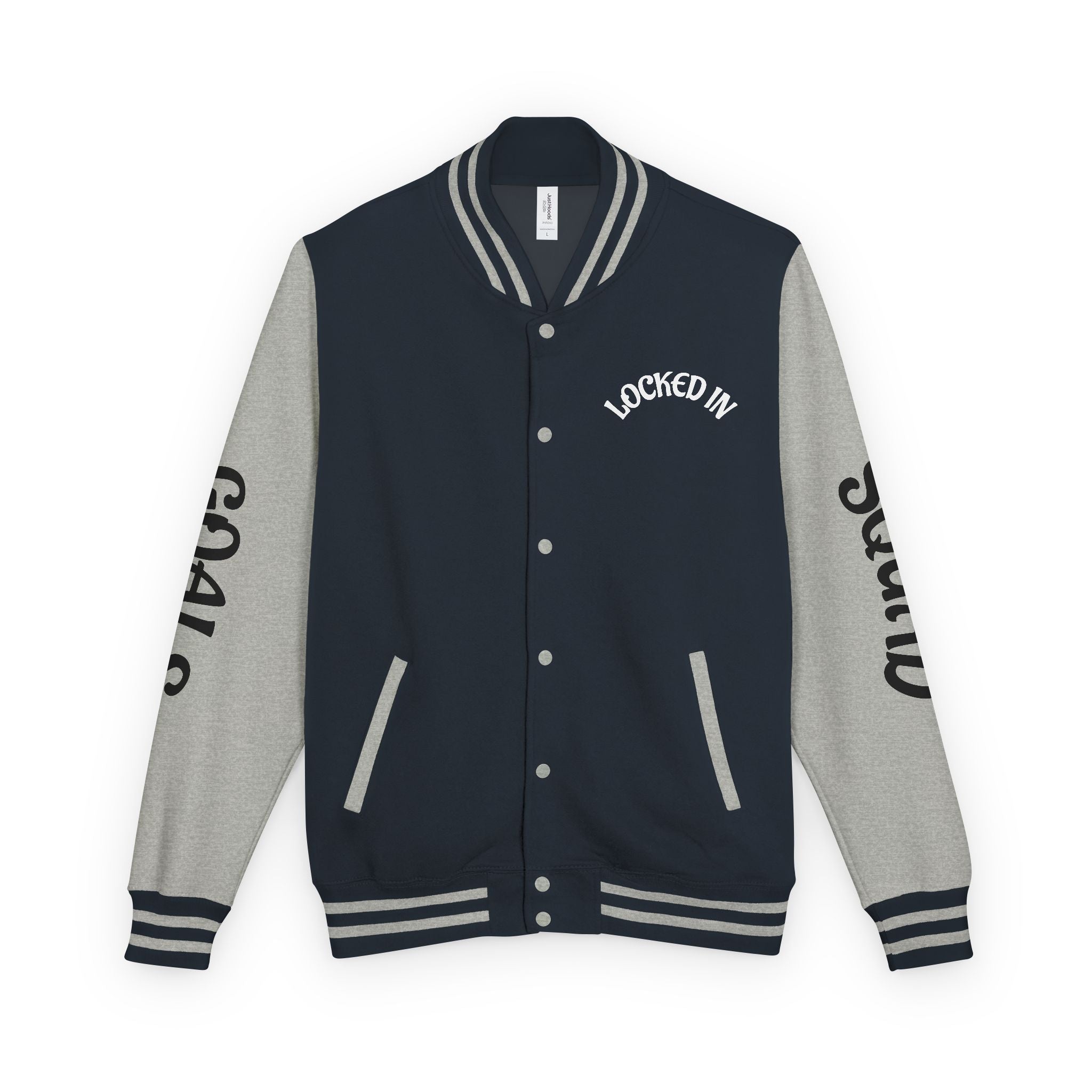 VYBZ "Locked In Goals" Heavyweight Letterman Jacket