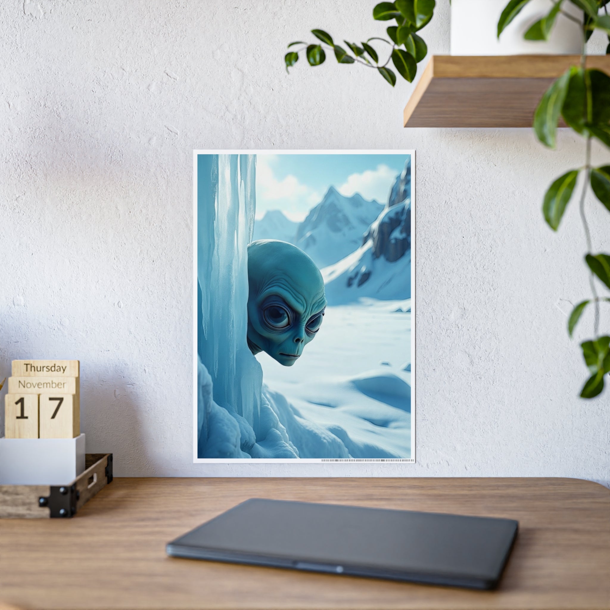 Glossy Alien Poster