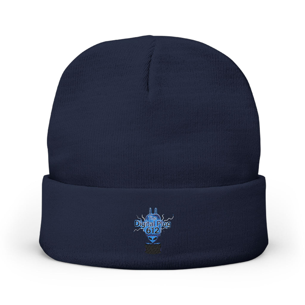Embroidered Knit Digital Plug 612 Beanie
