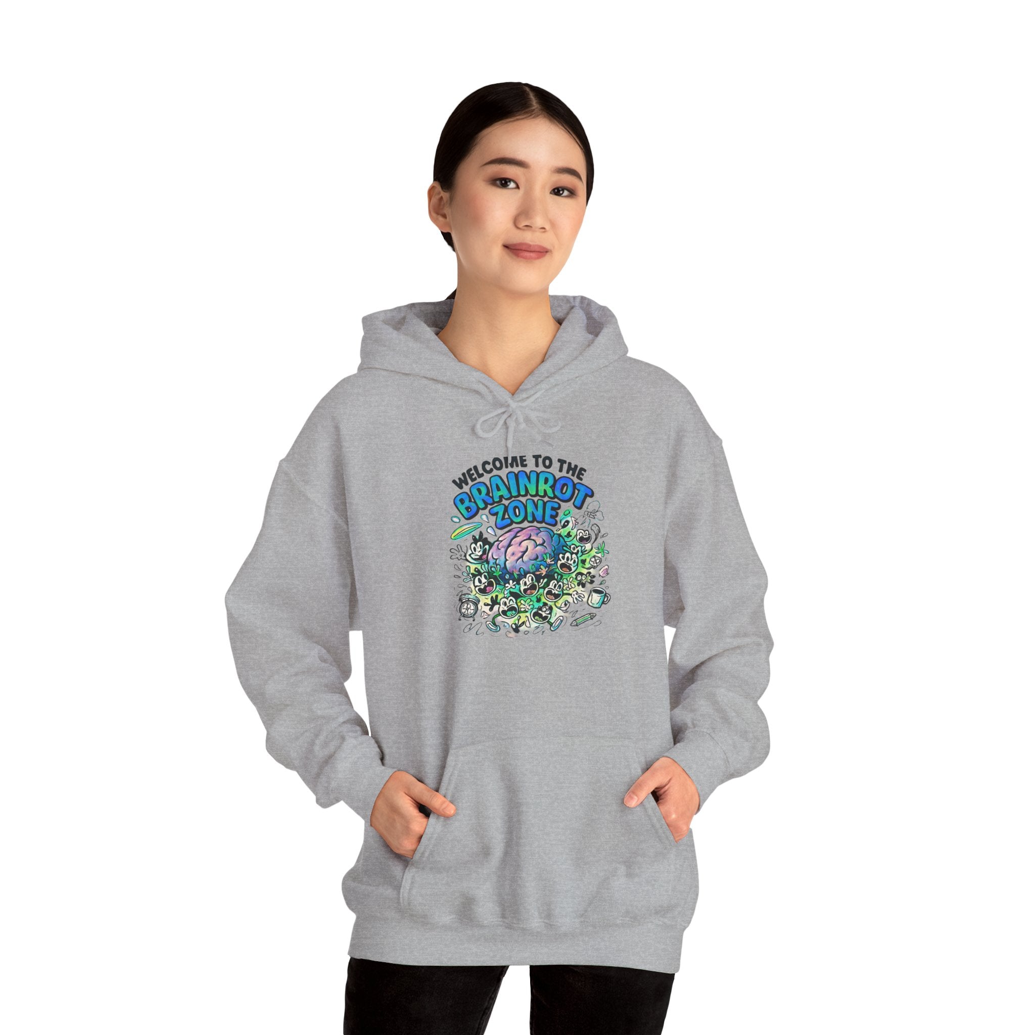 Brainrot Zone Unisex Heavy Blend™ Hooded Sweatshirt