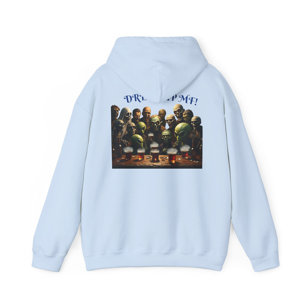 VYBZ Aliens and Monsters Unisex Hooded Sweatshirt - Funny Quote Design