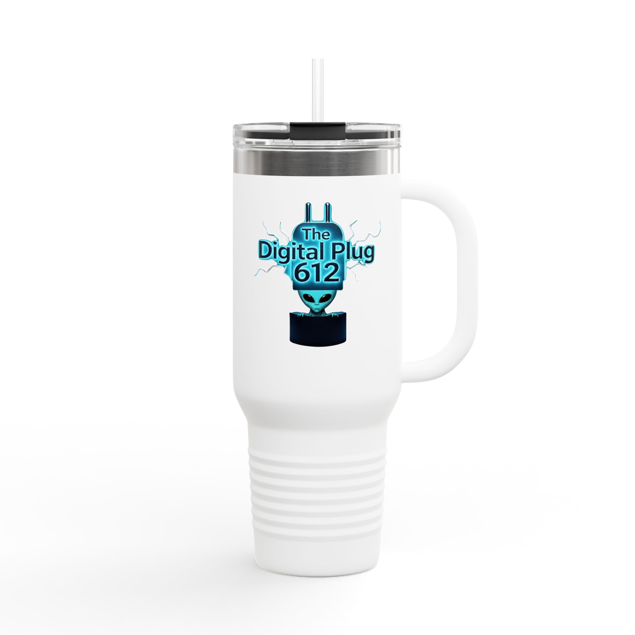 Digital Plug 612  40oz Travel Mug