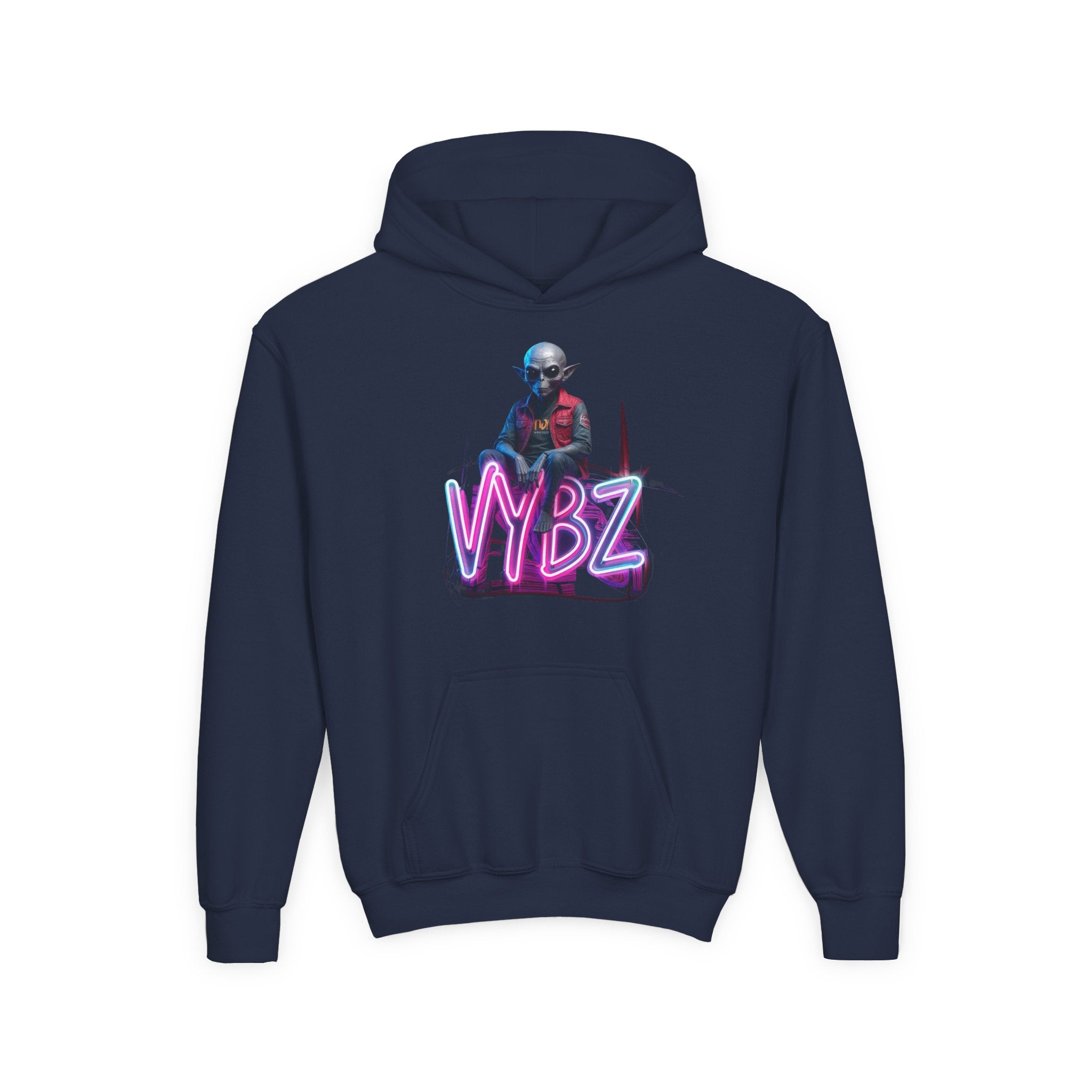 VYBZ Alien Youth Heavy Blend Hooded Sweatshirt, Cozy Streetwear, Perfect for Teens, Gifts for Holidays and Occasions, Casual [...]