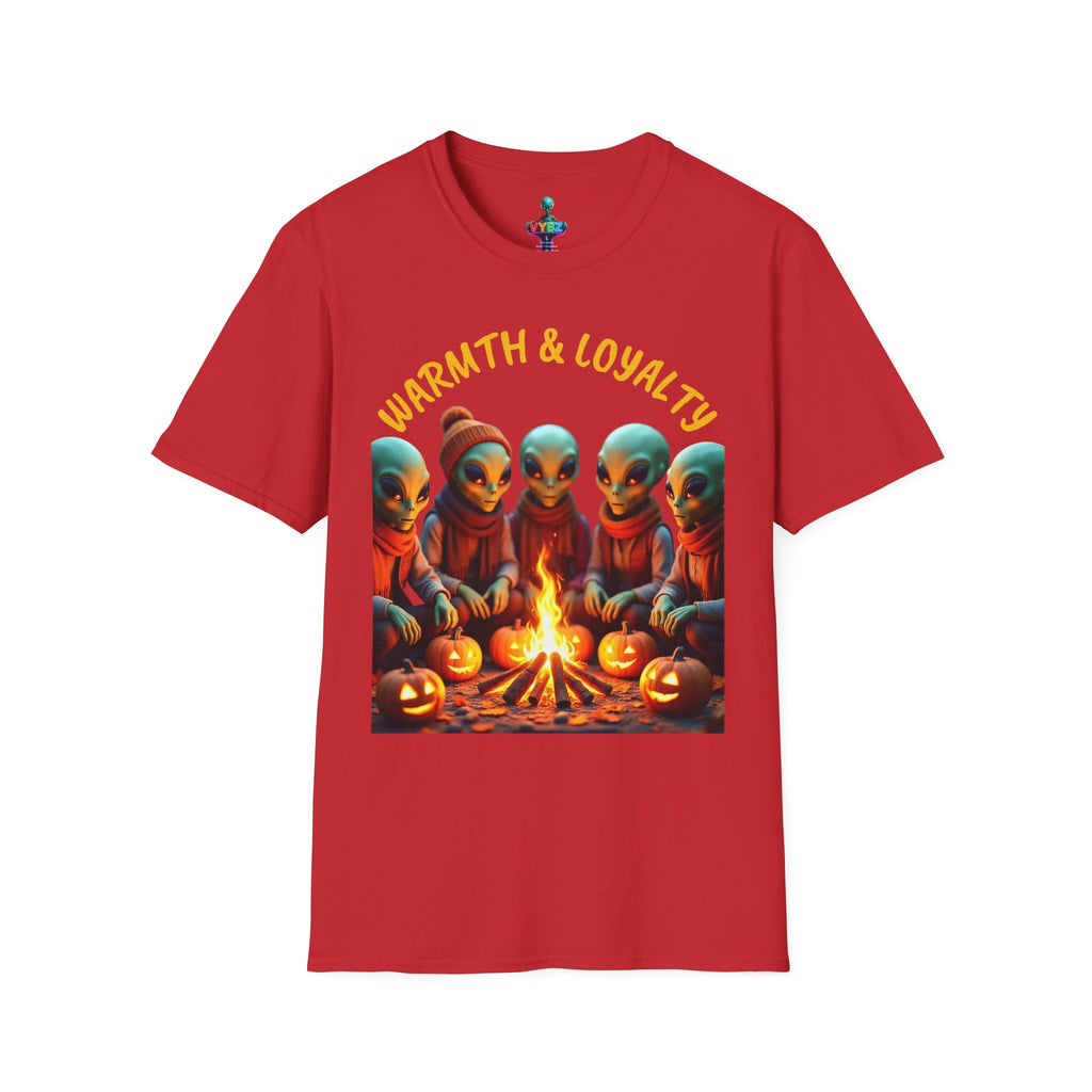 VYBZ Cozy Alien Campfire T-Shirt