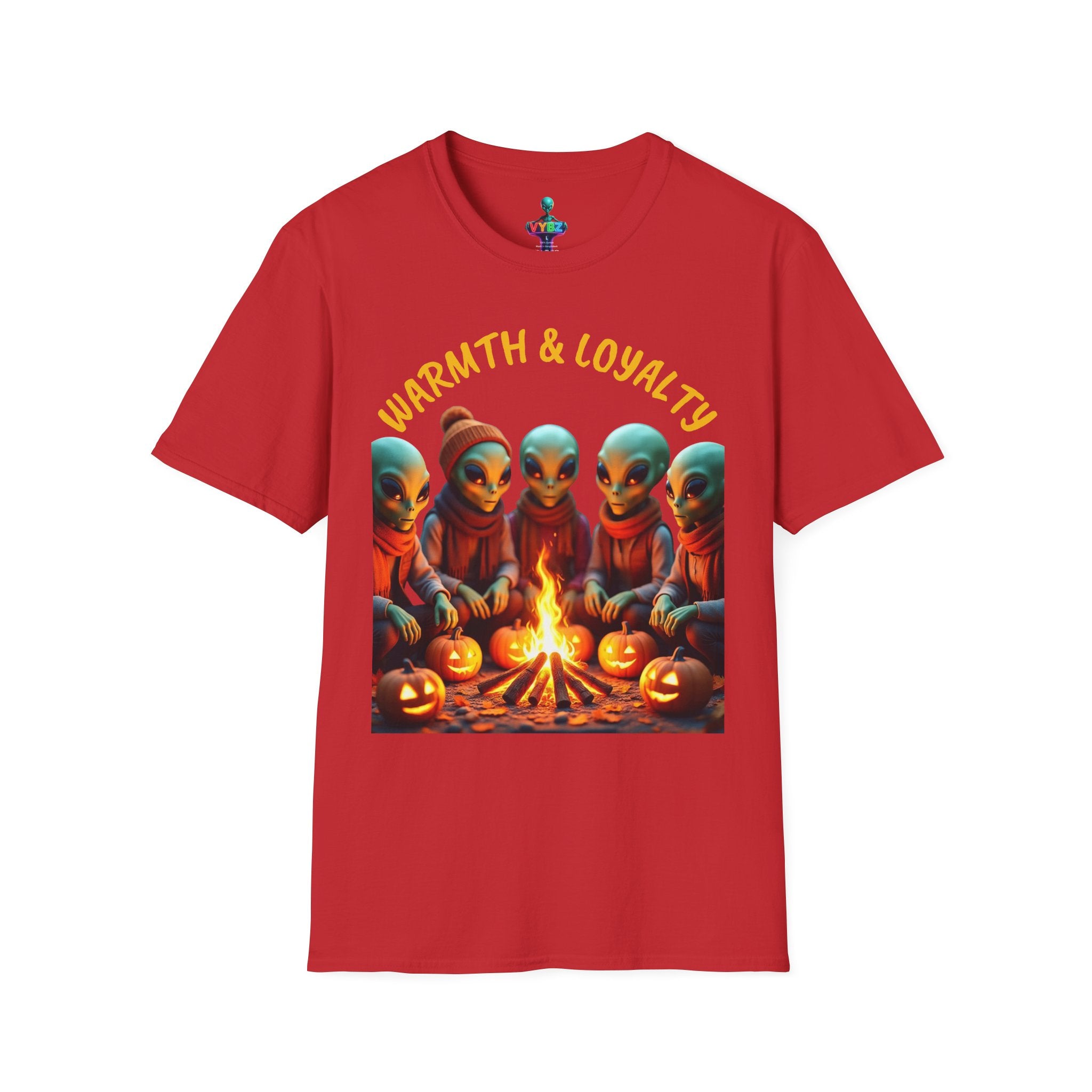 VYBZ Cozy Alien Campfire T-Shirt