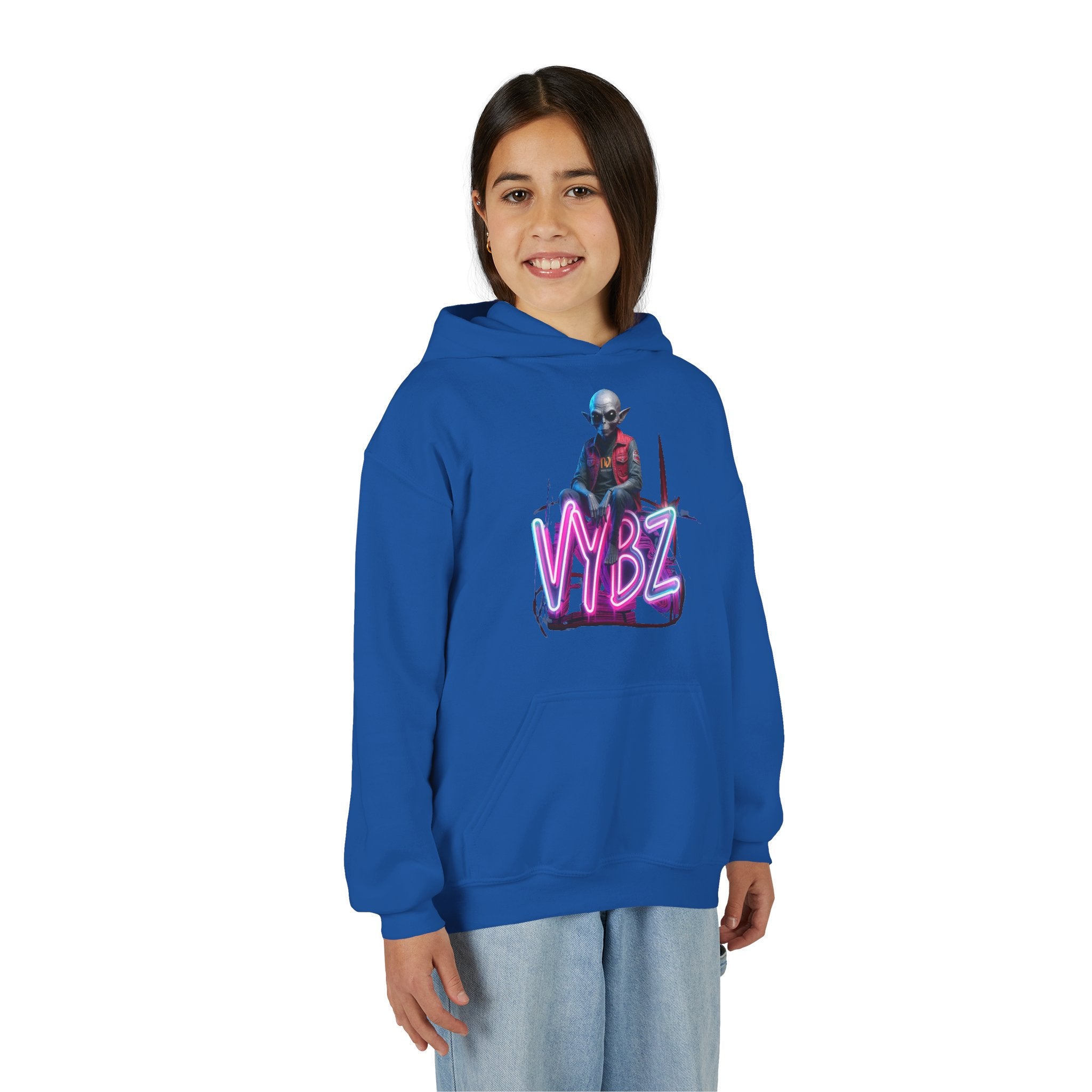 VYBZ Alien Youth Heavy Blend Hooded Sweatshirt, Cozy Streetwear, Perfect for Teens, Gifts for Holidays and Occasions, Casual [...]
