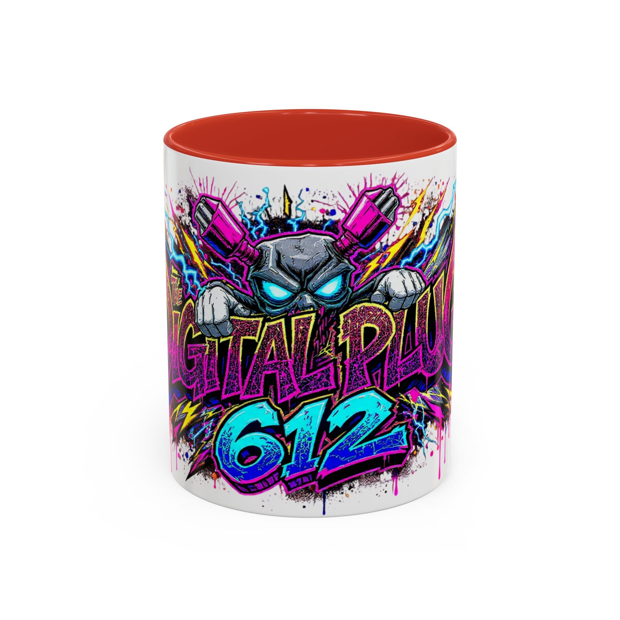 Accent Coffee Mug — The Digital Plug 612 Graphic (11/15oz)